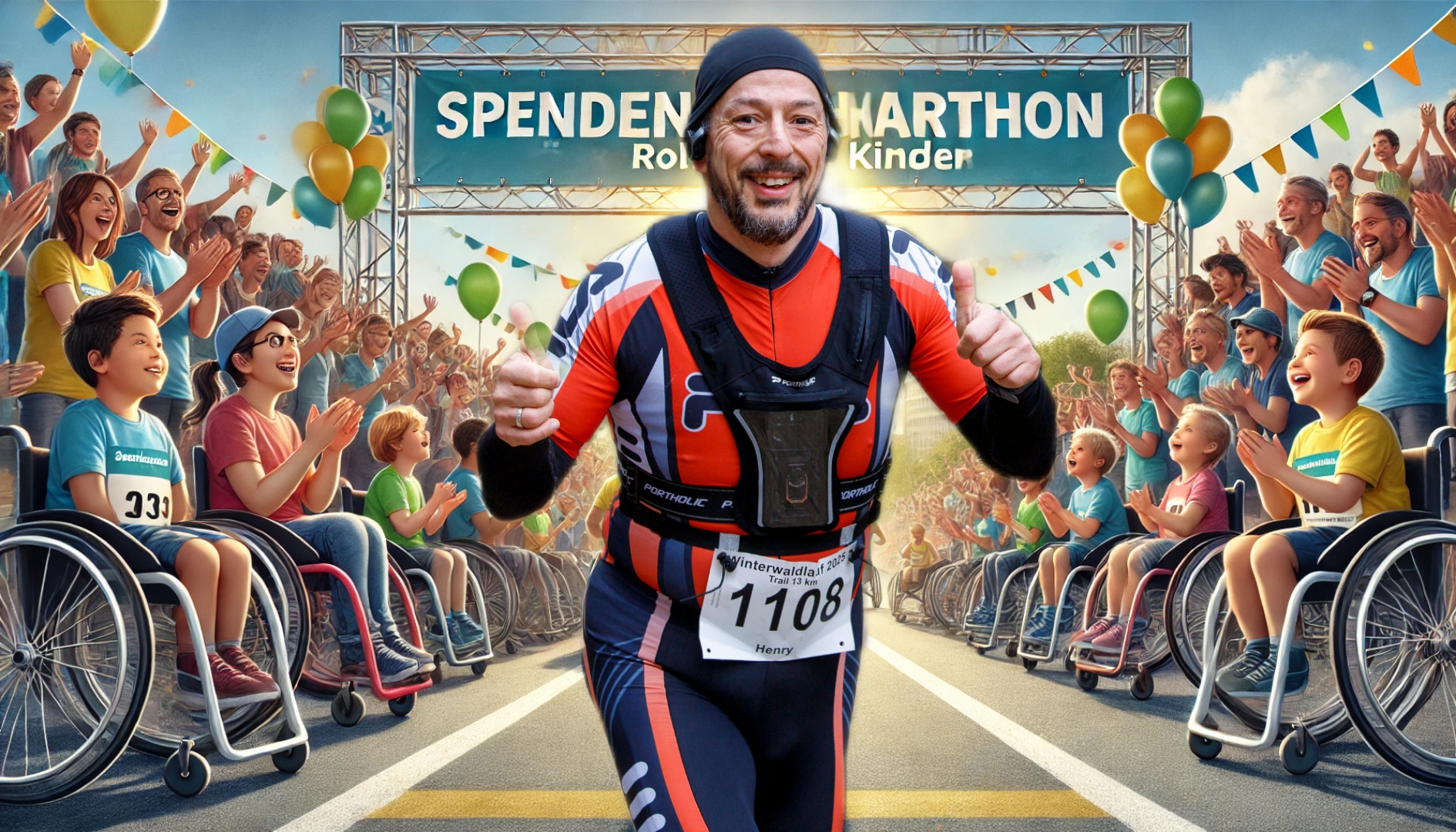„Laufend was Gutes tun ! " campaign photo, 7 of 8