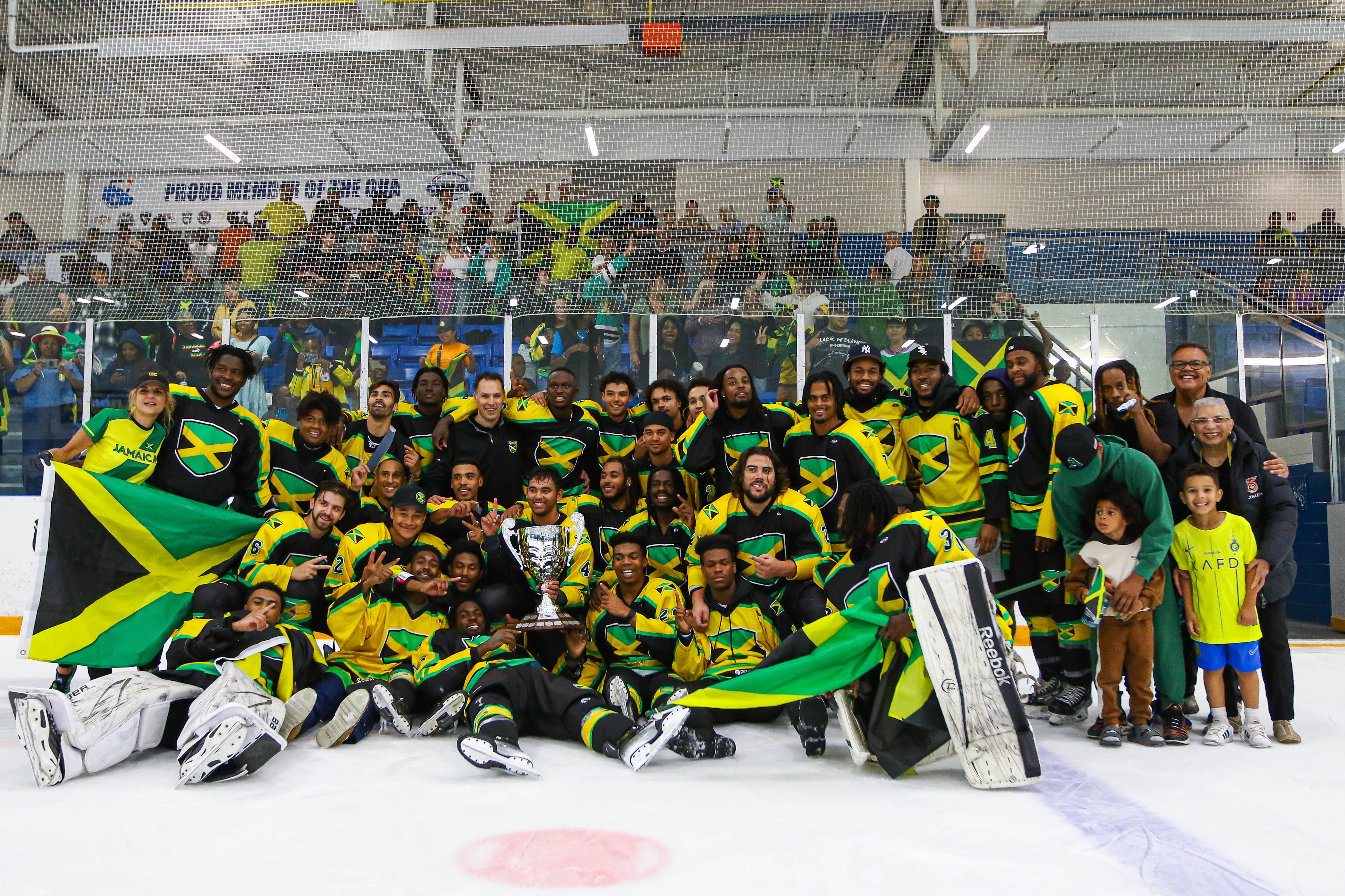 The Jamaican Olympic Ice Hockey Federation campaign photo, 5 of 7