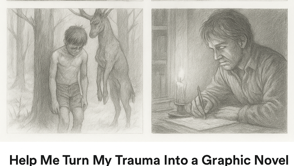 Forty Years in Panels From Abuse to an average Human life. photo