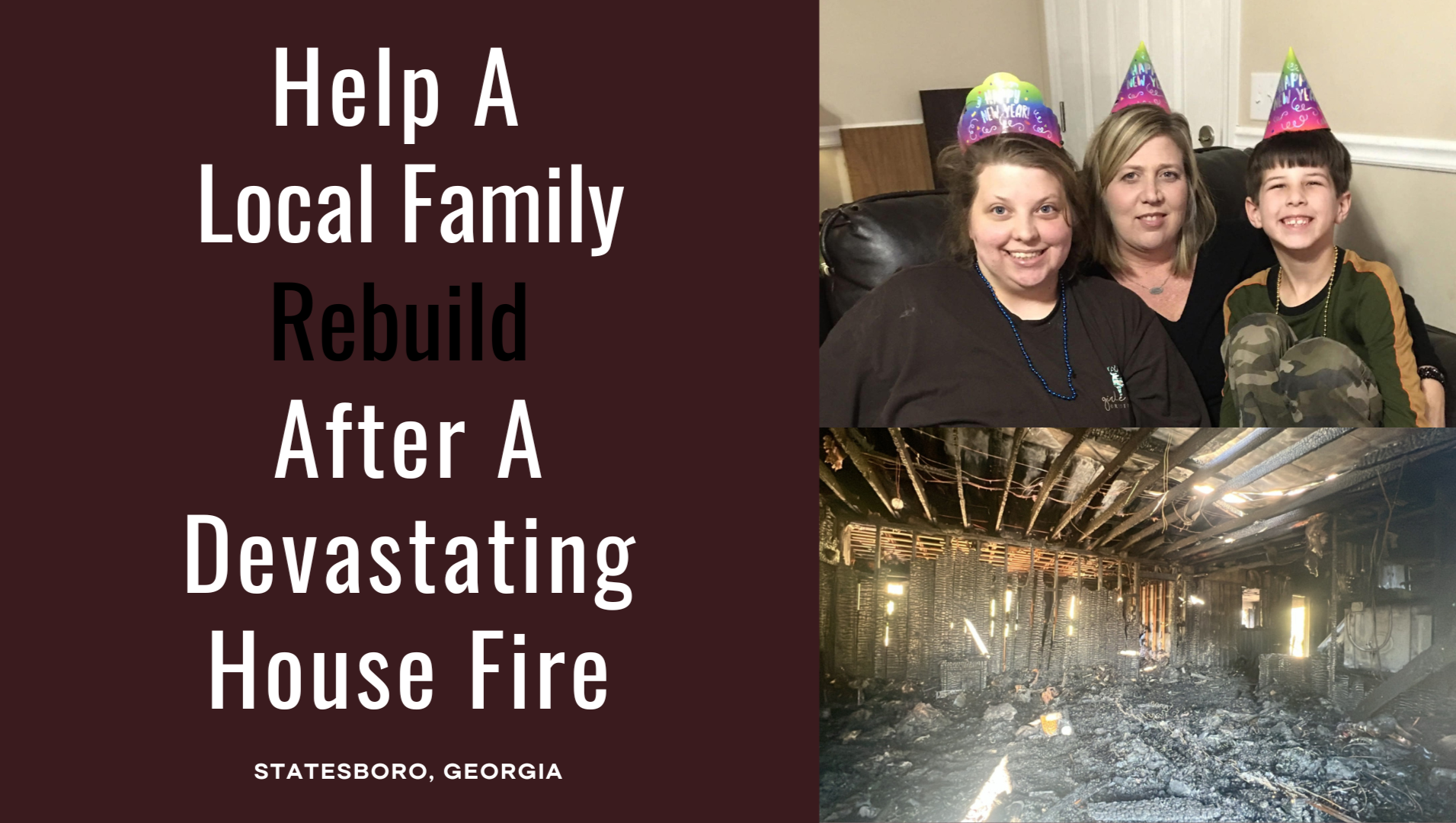 Fundraiser by Nina Ferraz-Pfaff : Help a Local Family Rebuild After a ...