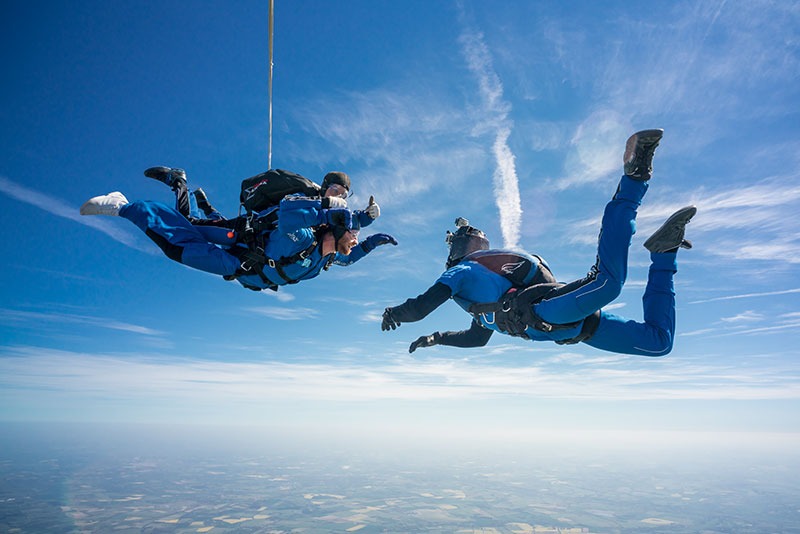 Young Lives vs Cancer Skydive campaign photo, 4 of 5