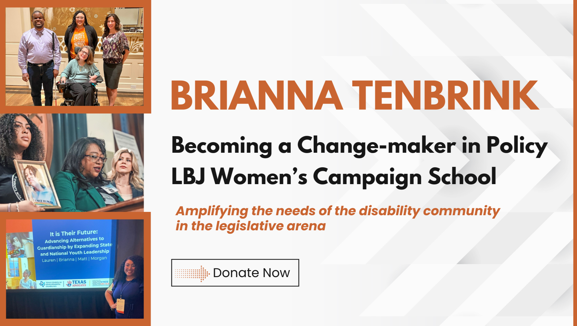 Brianna TenBrink's LBJ Women's Campaign School Support photo