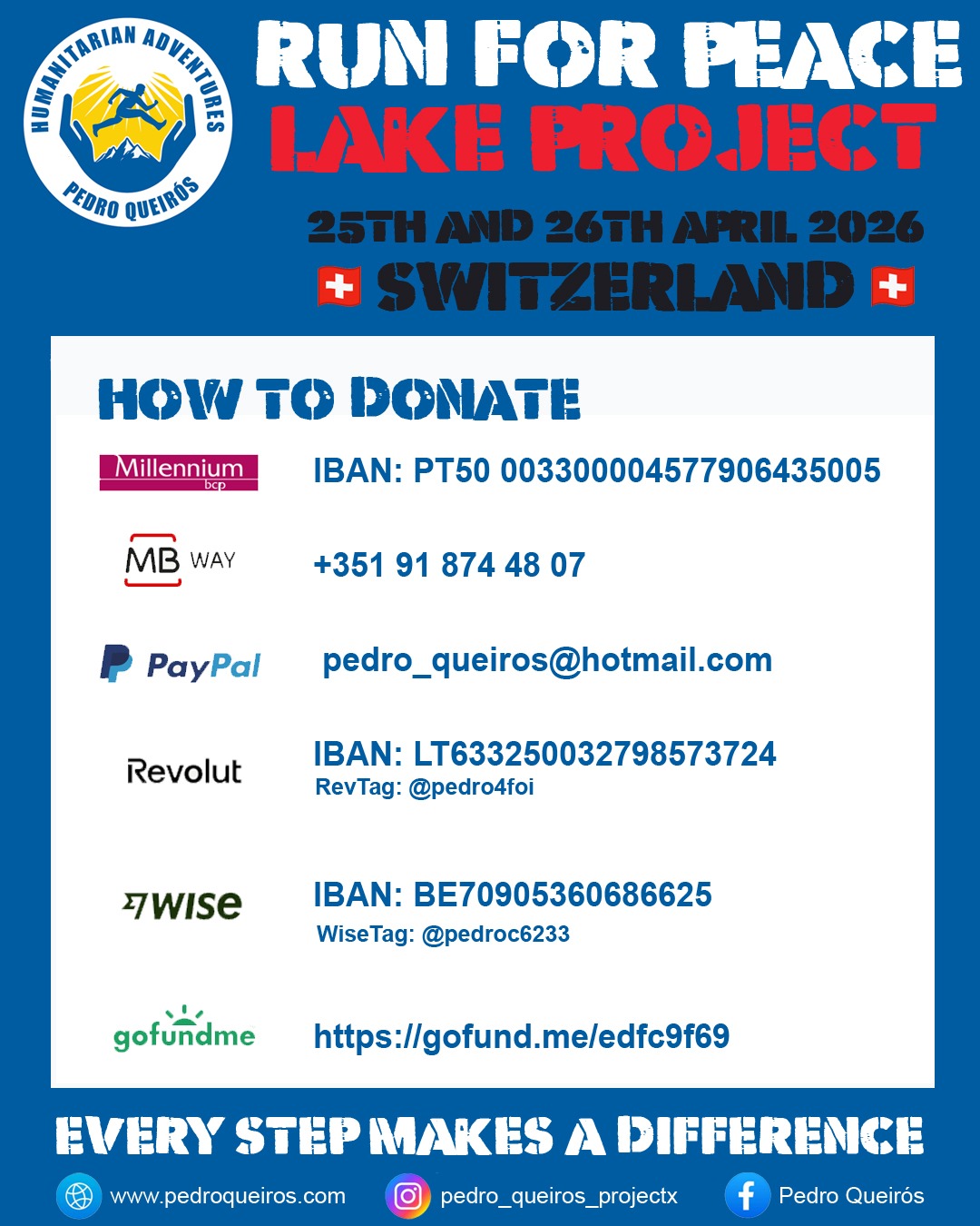 Run for Peace - Lake Project campaign photo, 6 of 7