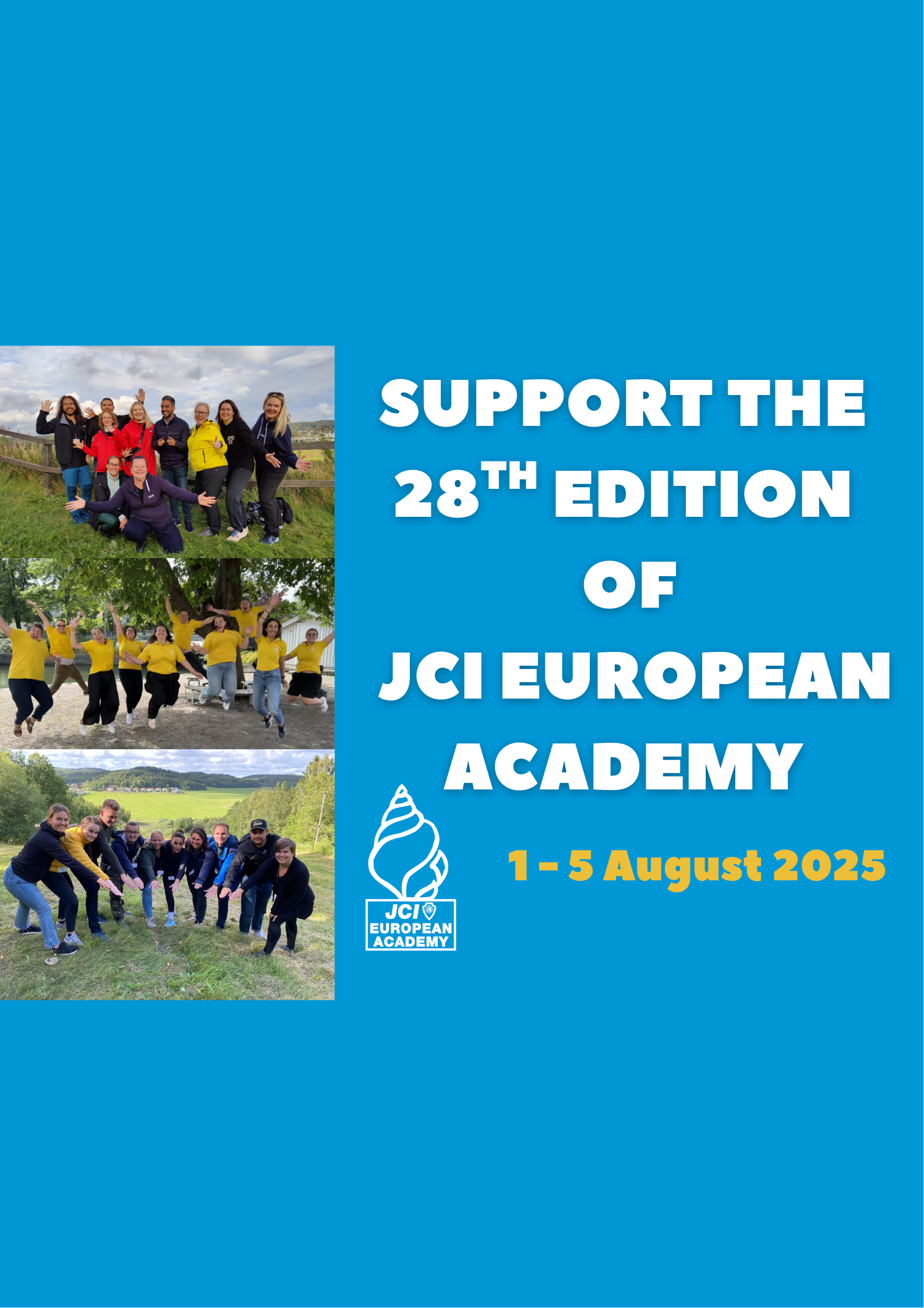 28th JCI European Academy August 1-5th, 2025 campaign photo, 5 of 5
