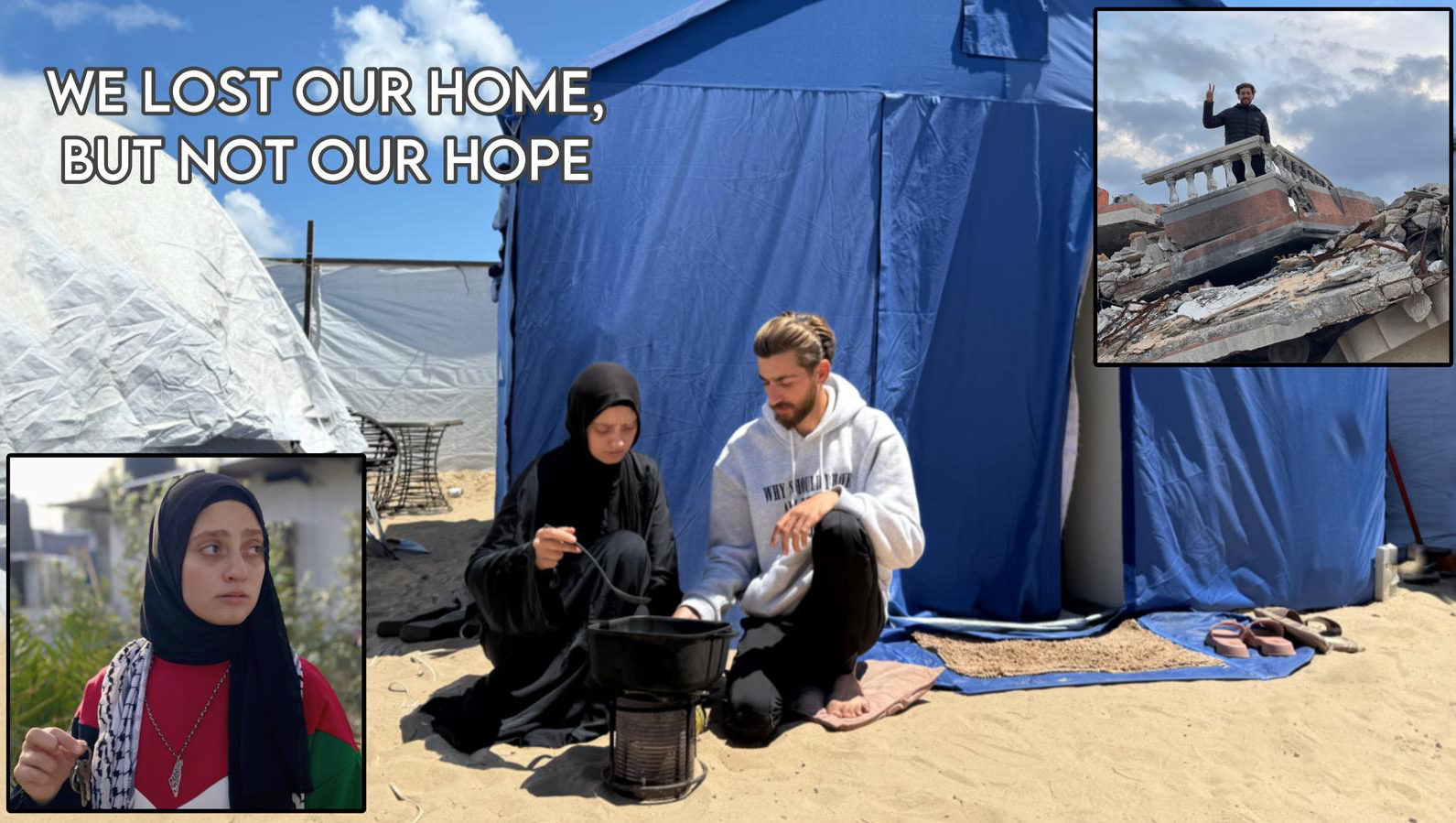 From a Dignified Life to Displacement Tents – Alaa & Batool photo