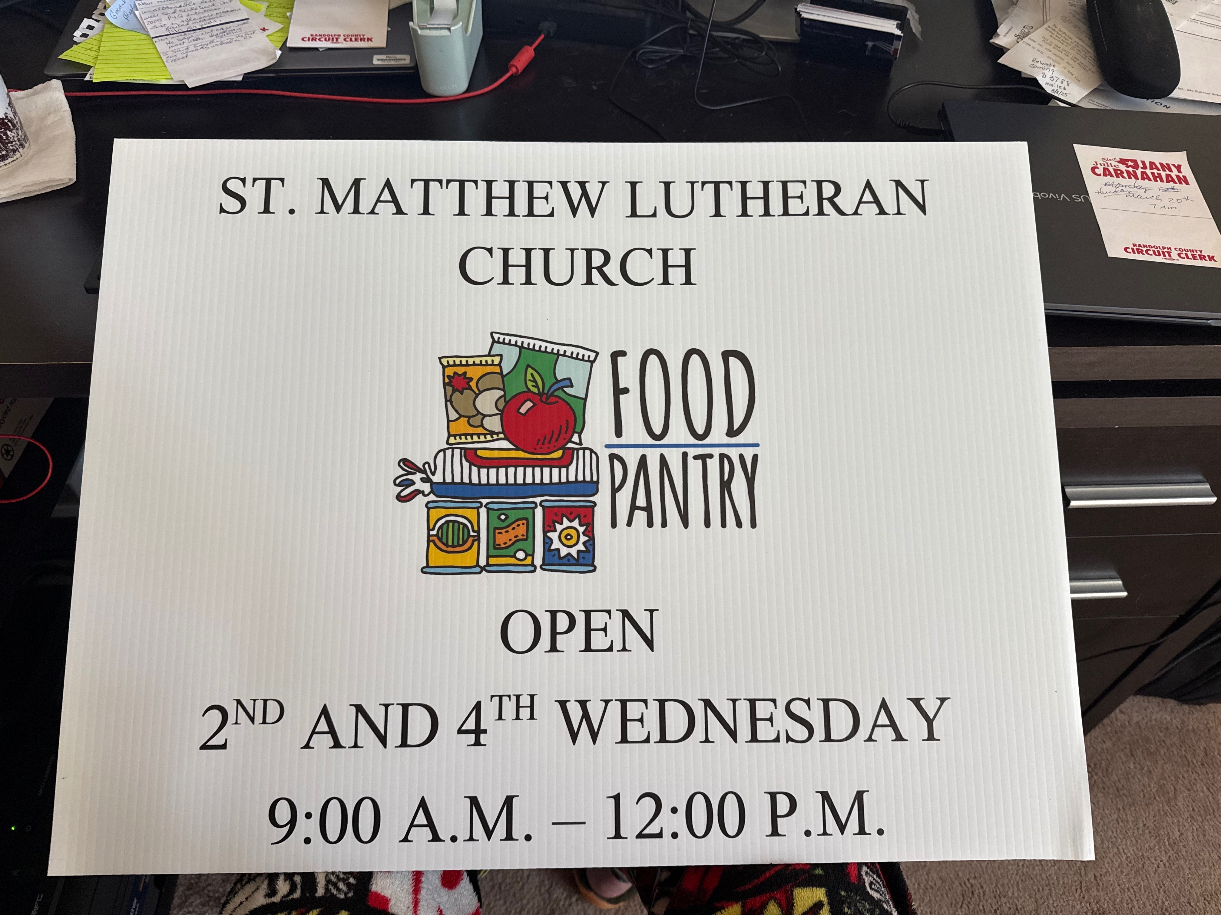 St Matthew Lutheran Church FOOD PANTRY campaign photo, 2 of 6