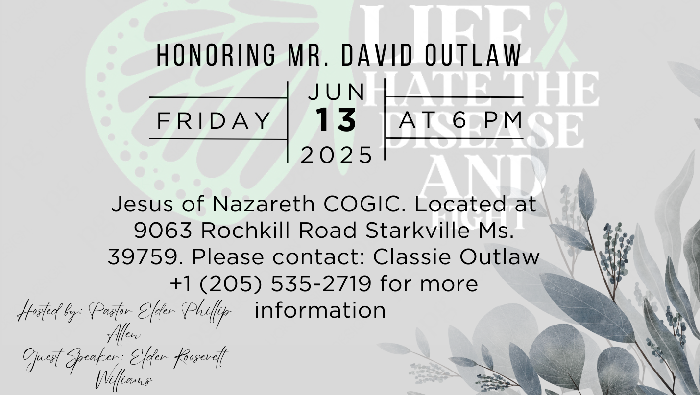 Fundraiser by reco miller : Help David Outlaw Through His Health Crisis, image size:1429x807