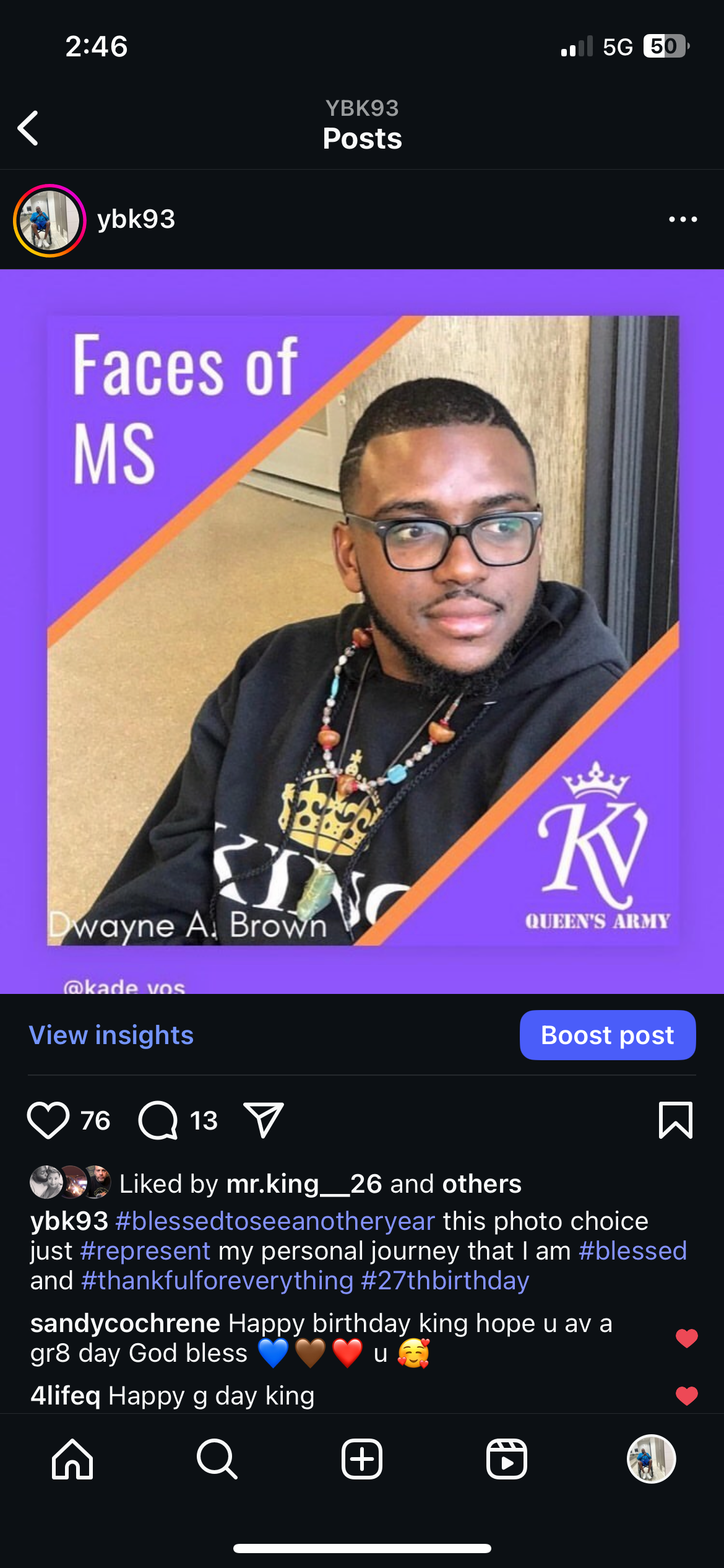 Help Dwayne Overcome MS Challenges campaign photo, 4 of 7
