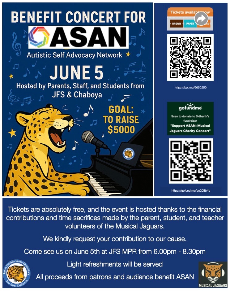 Support ASAN: Musical Jaguars Charity Concert campaign photo, 2 of 3