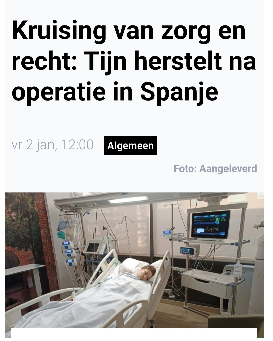 Fundraiser by Patrick van Dongen : Tijn heeft dringend een operatie nodig.