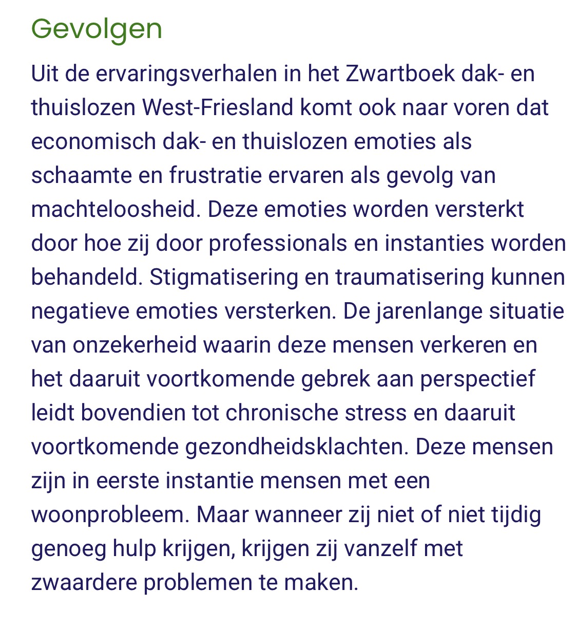 Foto van campagne Help een kwetsbaar gezin aan een veilige passende woonruimte, 5 van 7