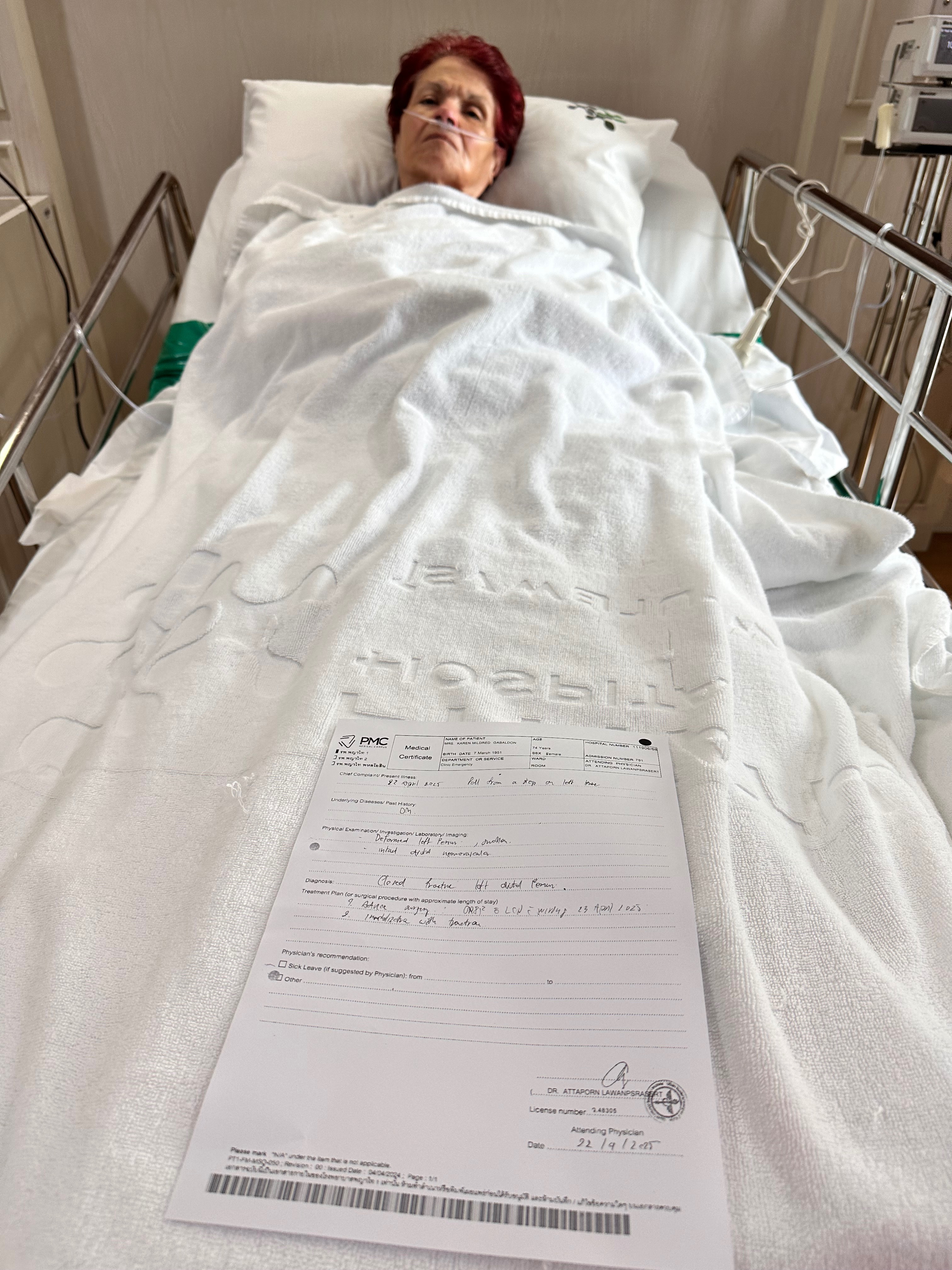 Help Karen Pay for Emergency Surgery Abroad & Get Home Safe campaign photo, 2 of 4