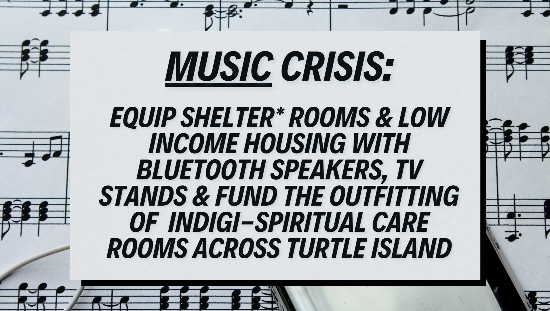 MUSIC CRISIS - a fundraiser by karliehartsipod.ca photo