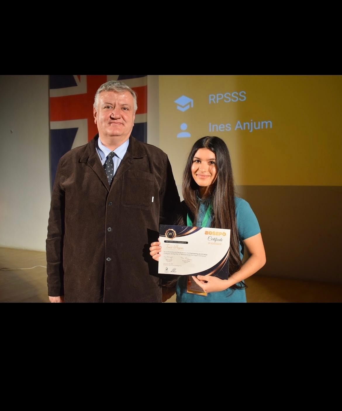 Support a Student Innovator Ines Anjum -GENIUS Olympiad 2025 campaign photo, 2 of 8