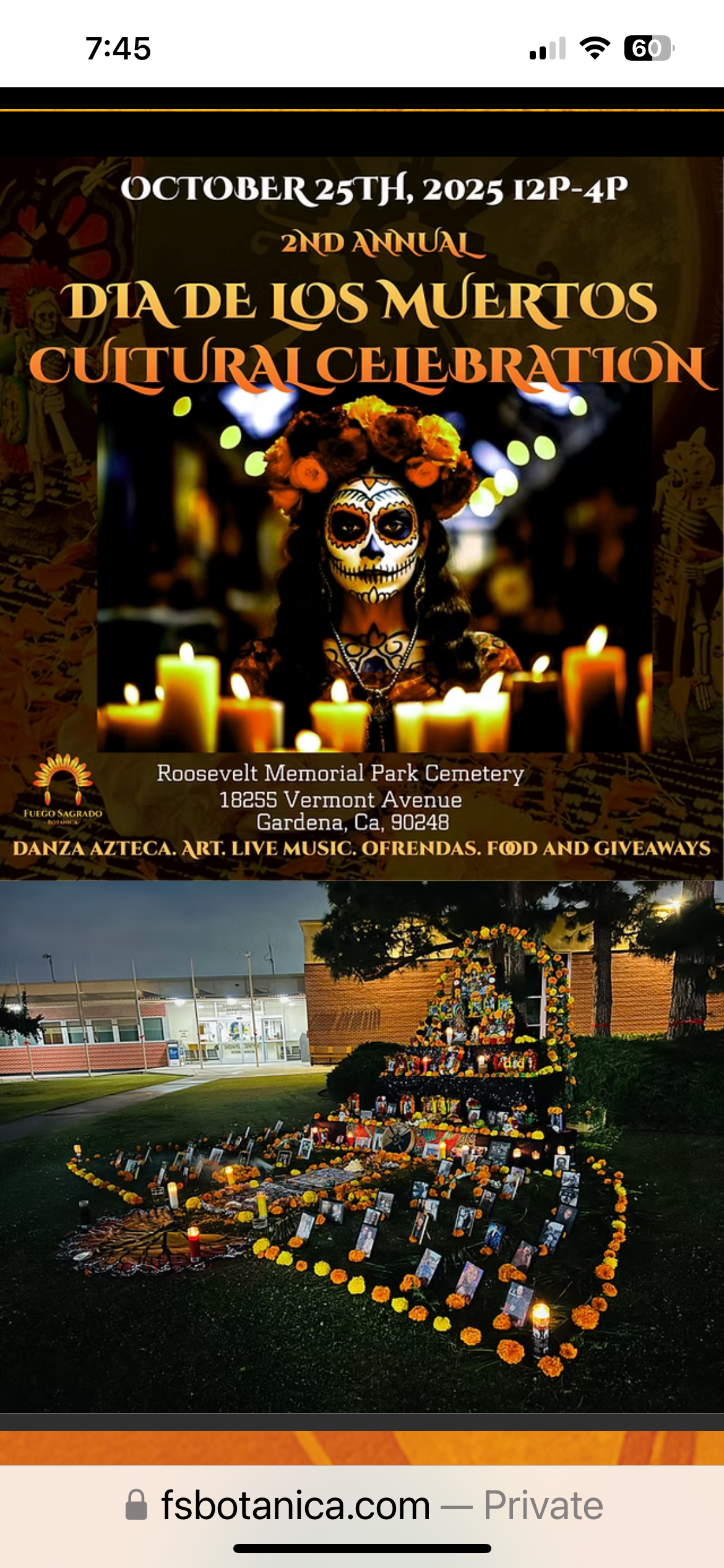 Dia de Los Muertos- Gardena campaign photo, 6 of 8