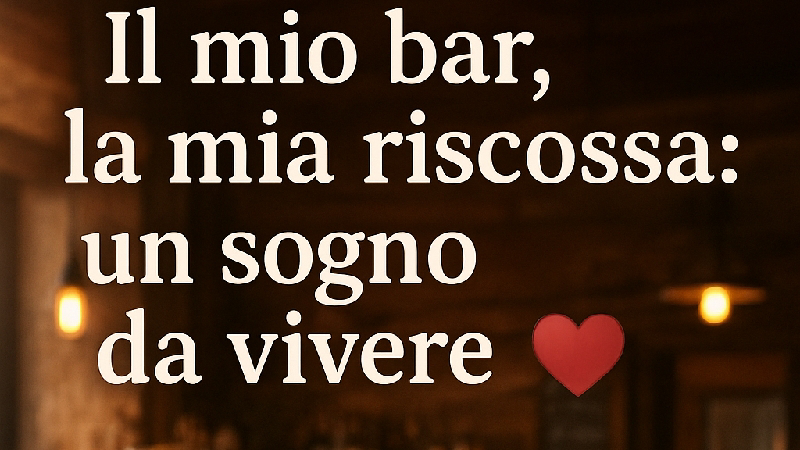 Sostieni il mio bar. photo