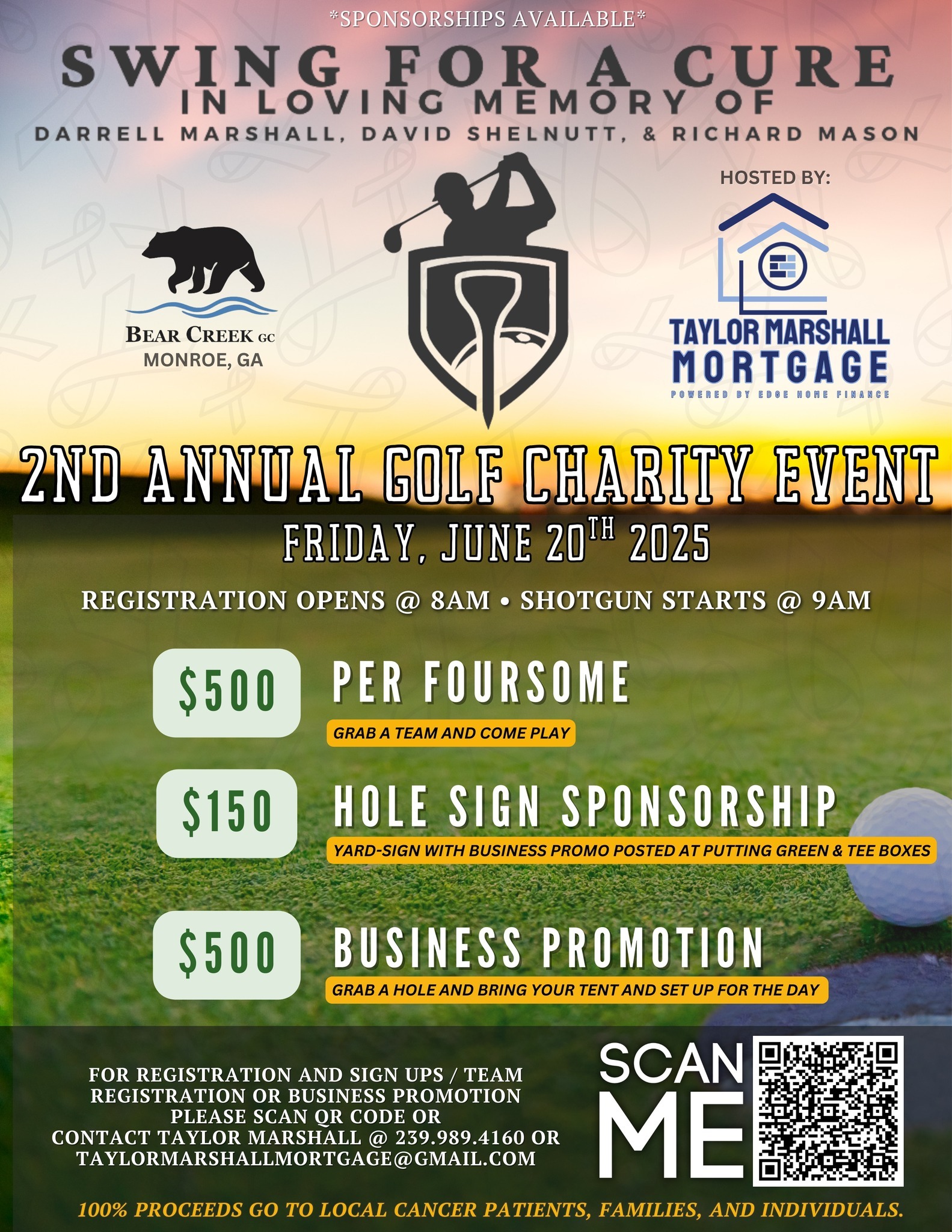 June 20th Swing For a Cure 2nd Annual Local Charity event campaign photo, 2 of 4