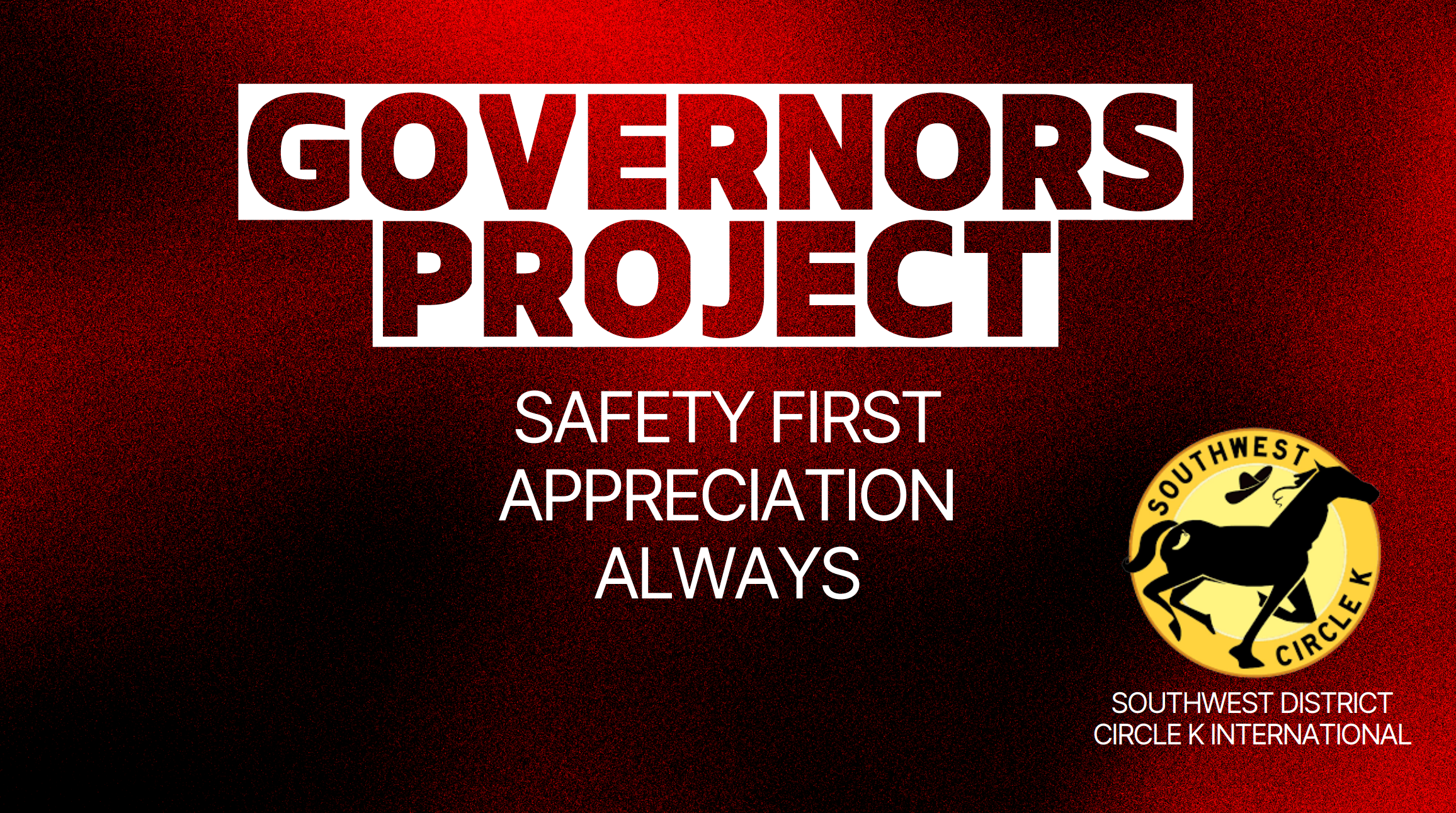 Safety First, Appreciation Always campaign photo, 2 of 4