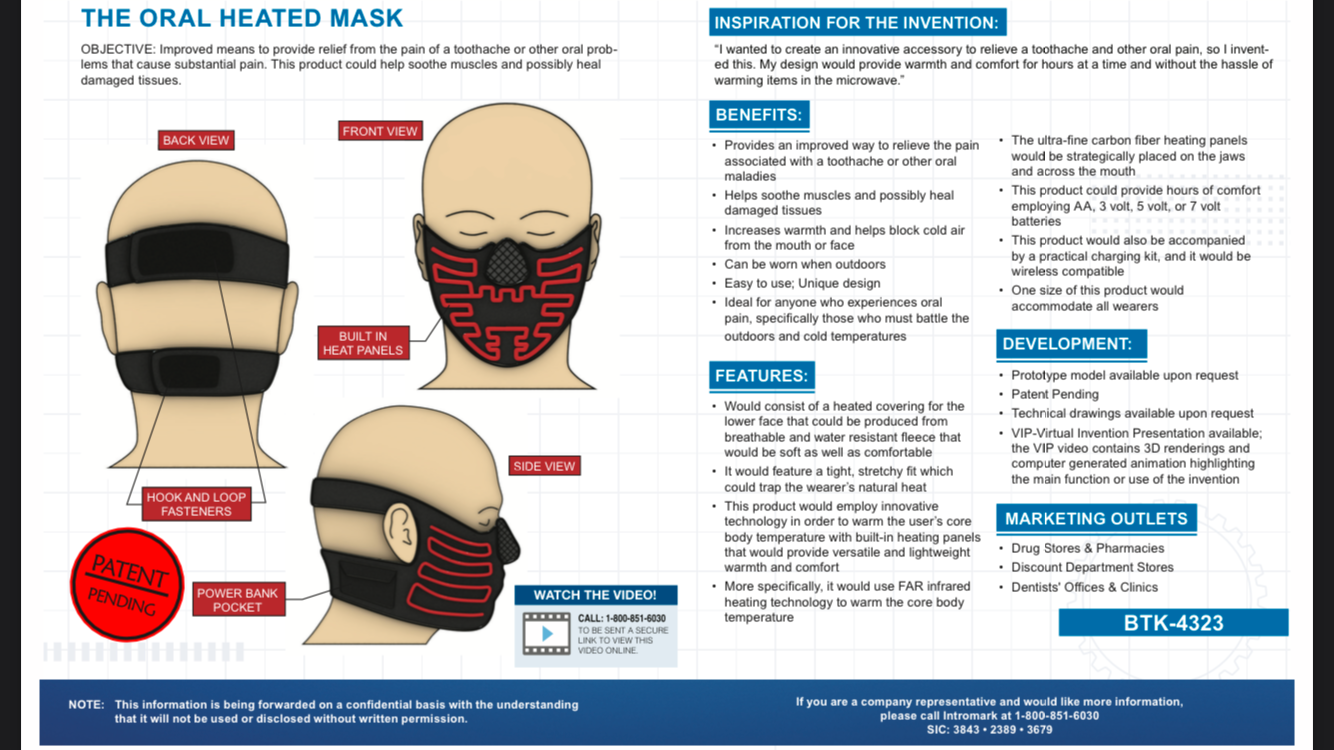 Support Markiese Woods' Oral Heated Mask campaign photo, 2 of 4