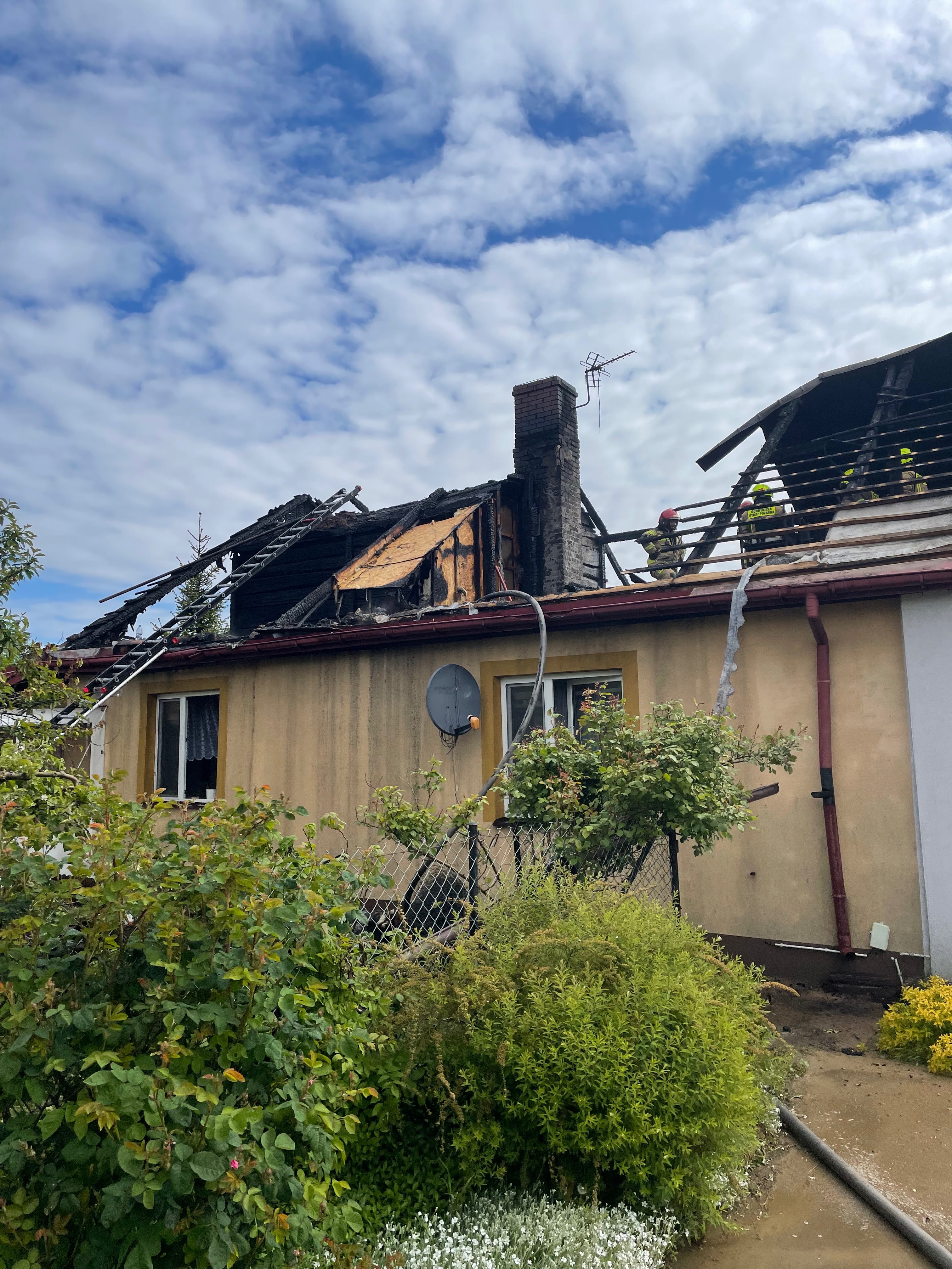 House burned down campaign photo, 4 of 7