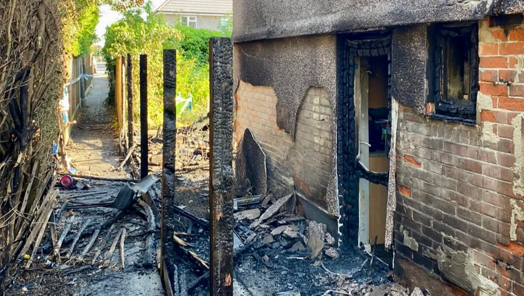 Devastating House Fire photo