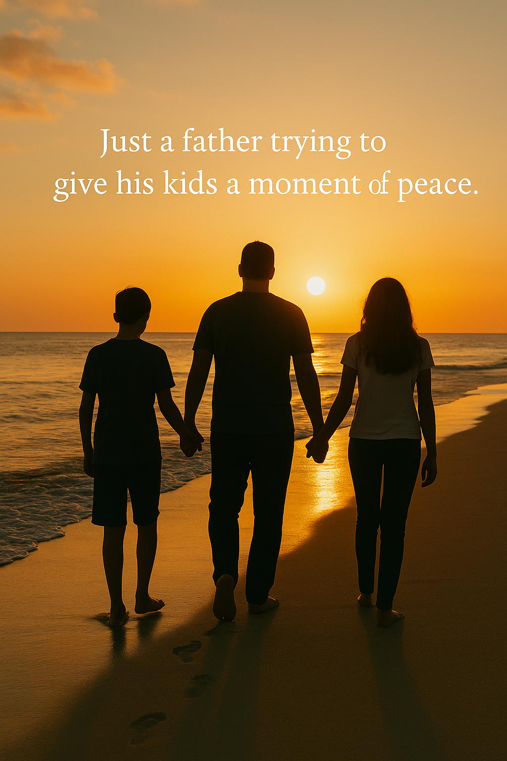 A DAD'S QUIET PLEA FOR A MUCH-NEEDED FAMILY BREAK campaign photo, 4 of 5