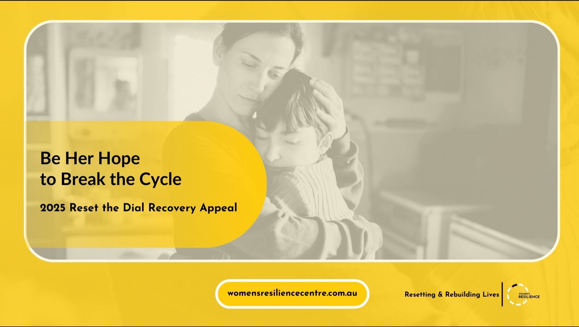 Be Her Hope to Break the Cycle: Reset the Dial Appeal photo