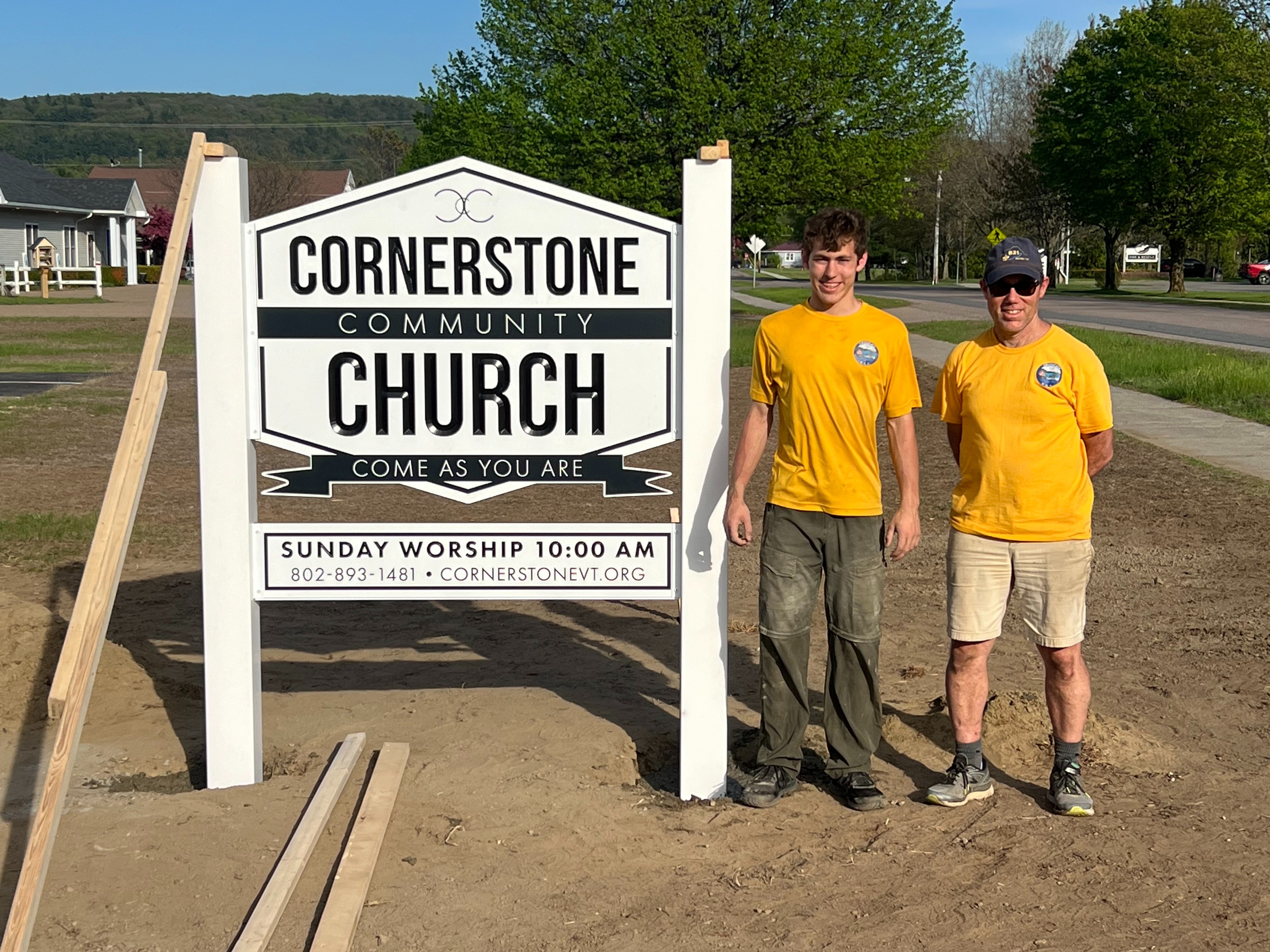 Campaign for Cornerstone: Collin's New Sign Project campaign photo, 2 of 7
