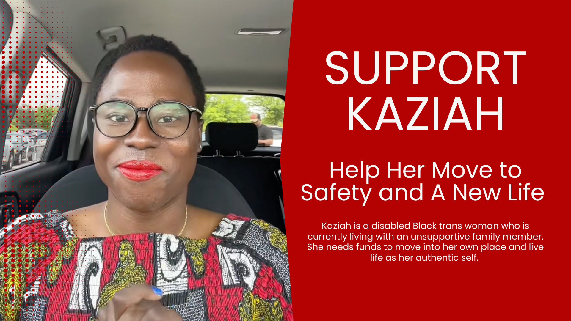 Support Kaziah: A Disabled Trans Woman Seeking Safety campaign photo, 2 of 4