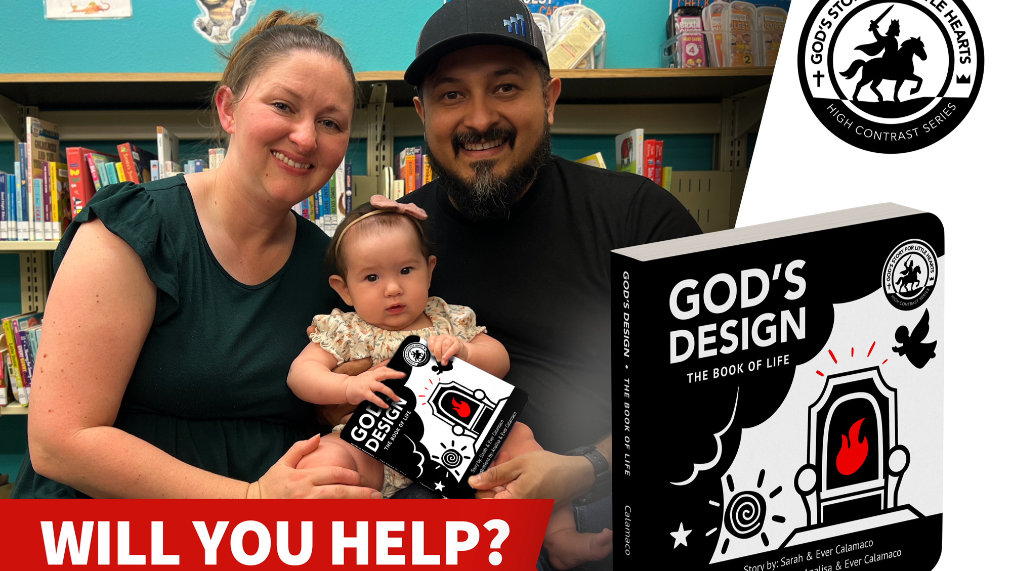 Fundraiser by Ever Calamaco : Support Our Infant High Contrast Gospel Book