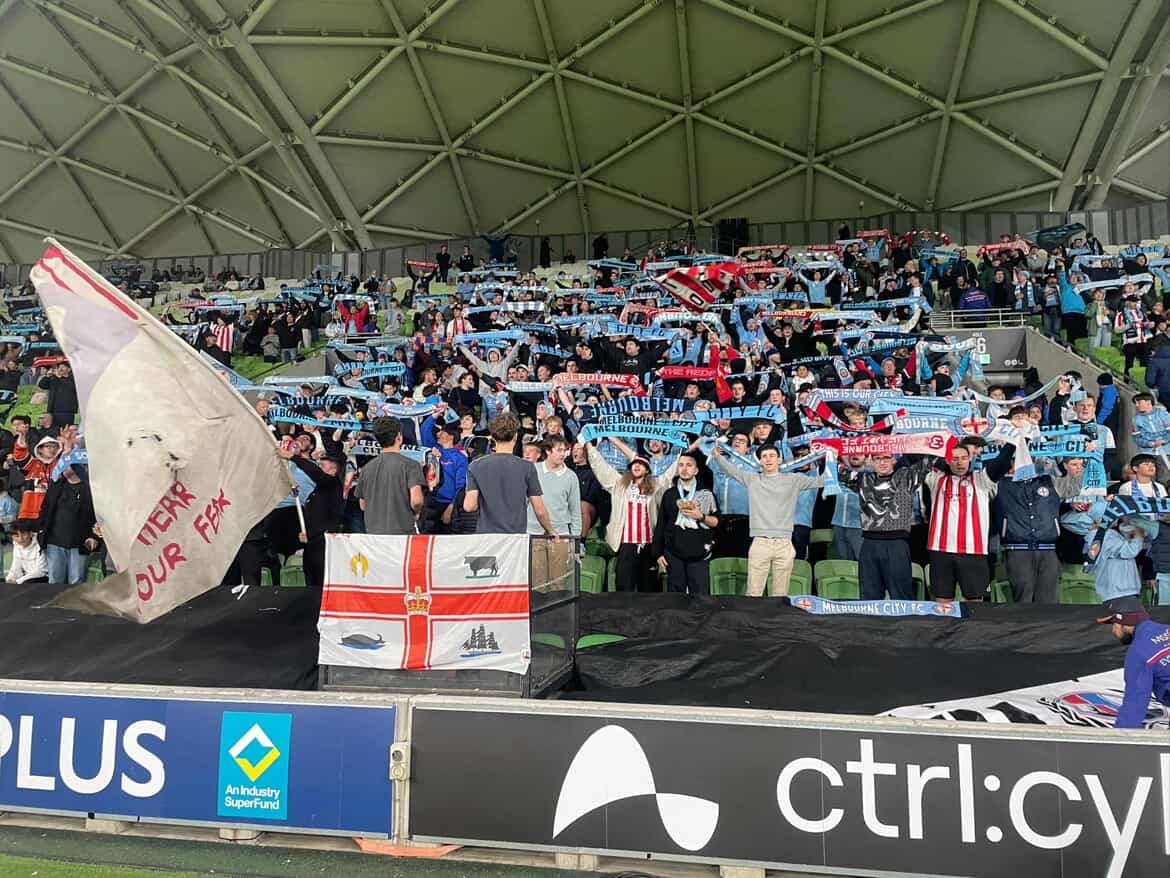 Southside Melbourne Derby Grand Final Tifo campaign photo, 5 of 6