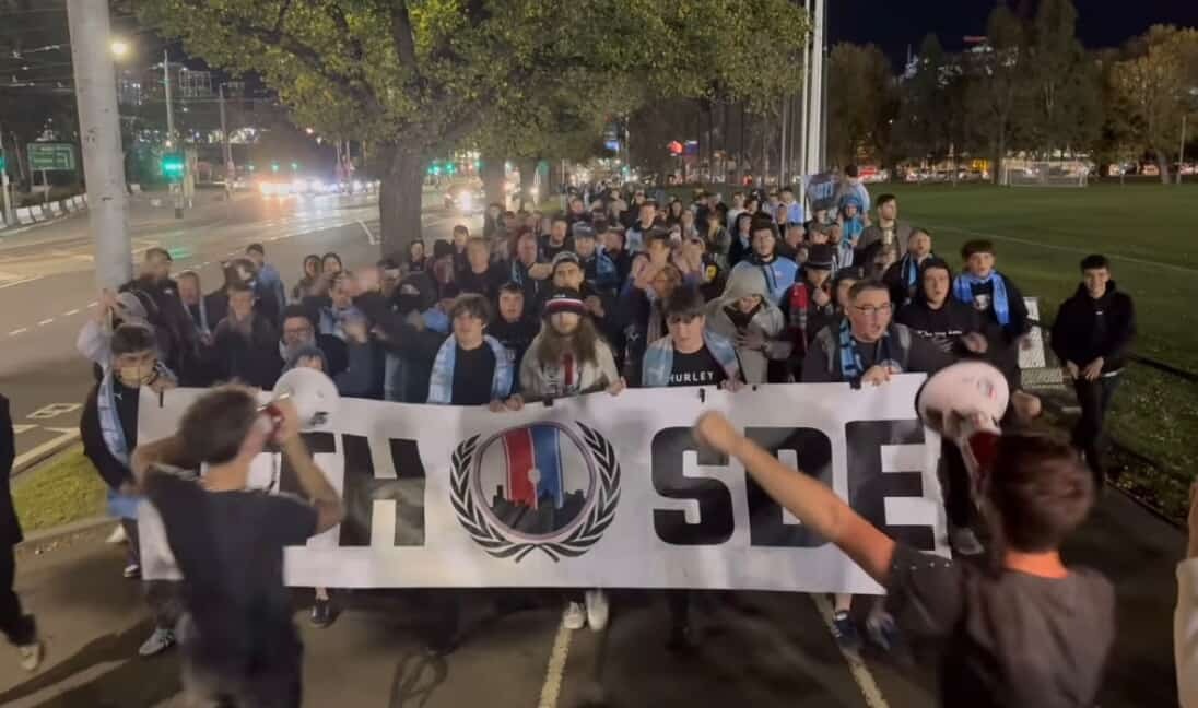 Southside Melbourne Derby Grand Final Tifo campaign photo, 4 of 6