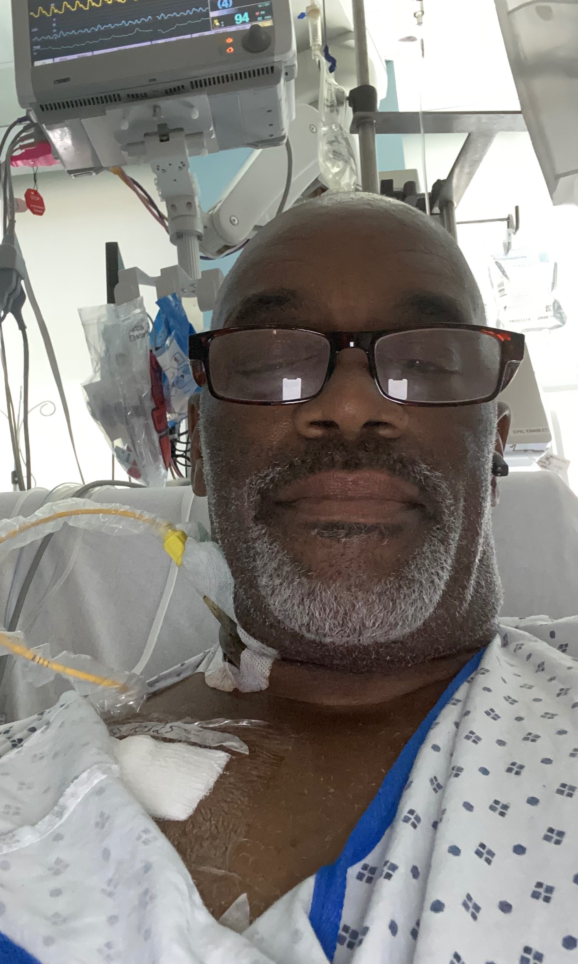 Stand by Coach John Griggs in his Heart Transplant Journey campaign photo, 2 of 4