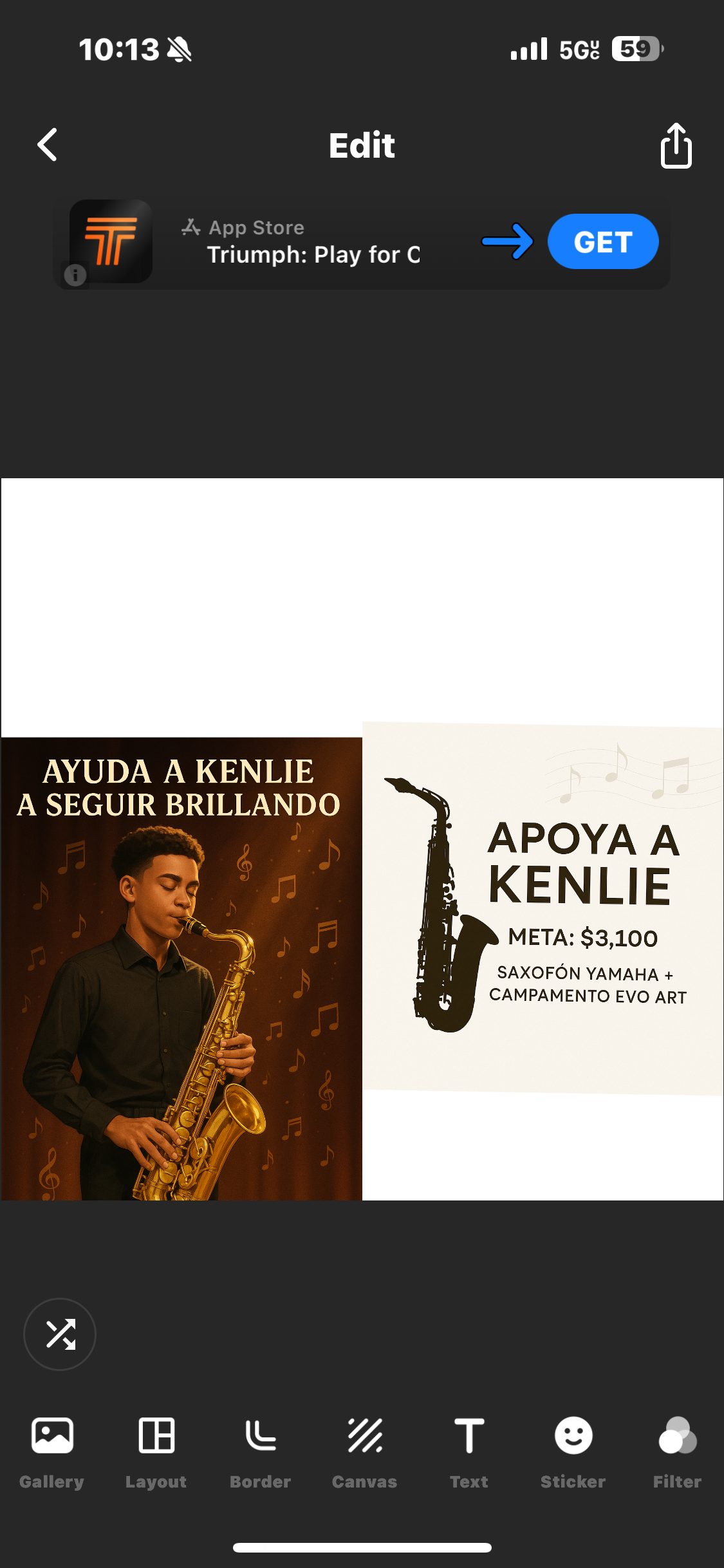 Ayuda a Kenlie a cumplir su sueño musical campaign photo, 4 of 5