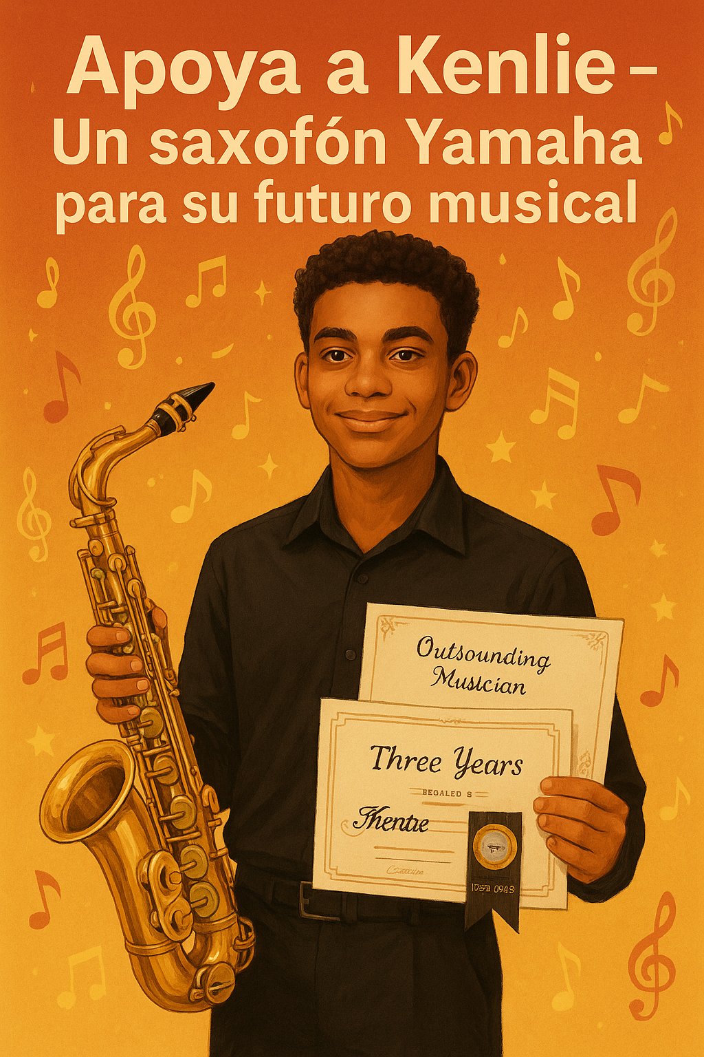 Ayuda a Kenlie a cumplir su sueño musical campaign photo, 2 of 5