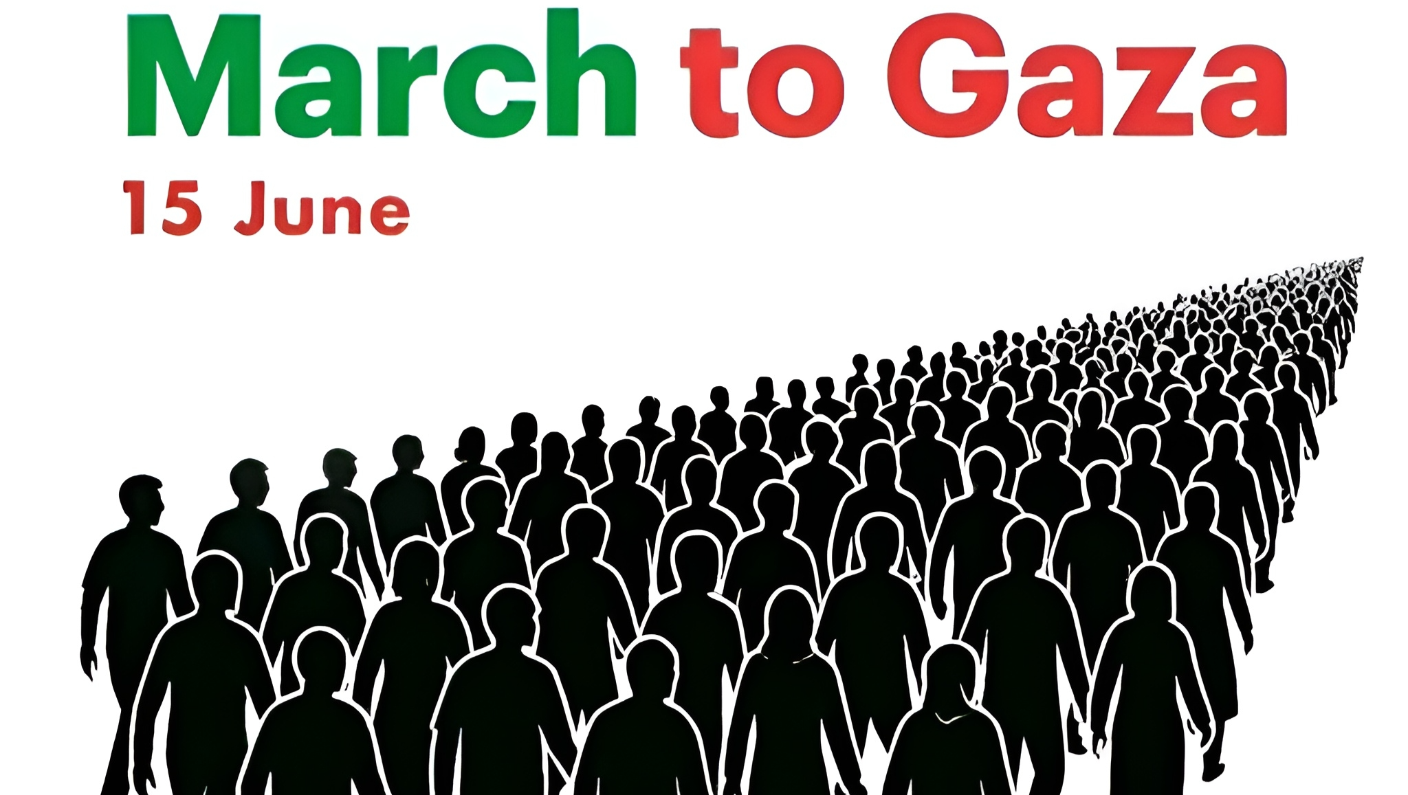 March to Gaza - Belfast IPSC delegation photo