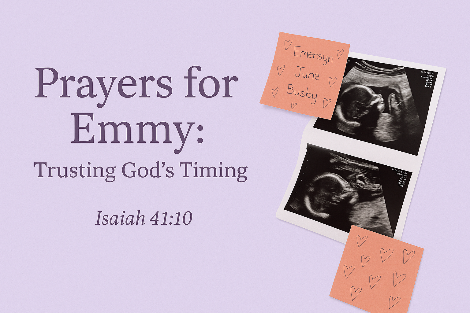 Prayers for Emmy: Trusting God’s Timing campaign photo, 4 of 5