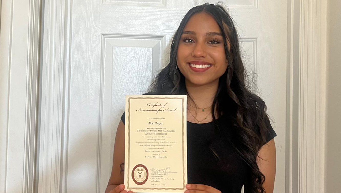 Help Zoe Vargas Attend Congress of Future Medical Leaders photo