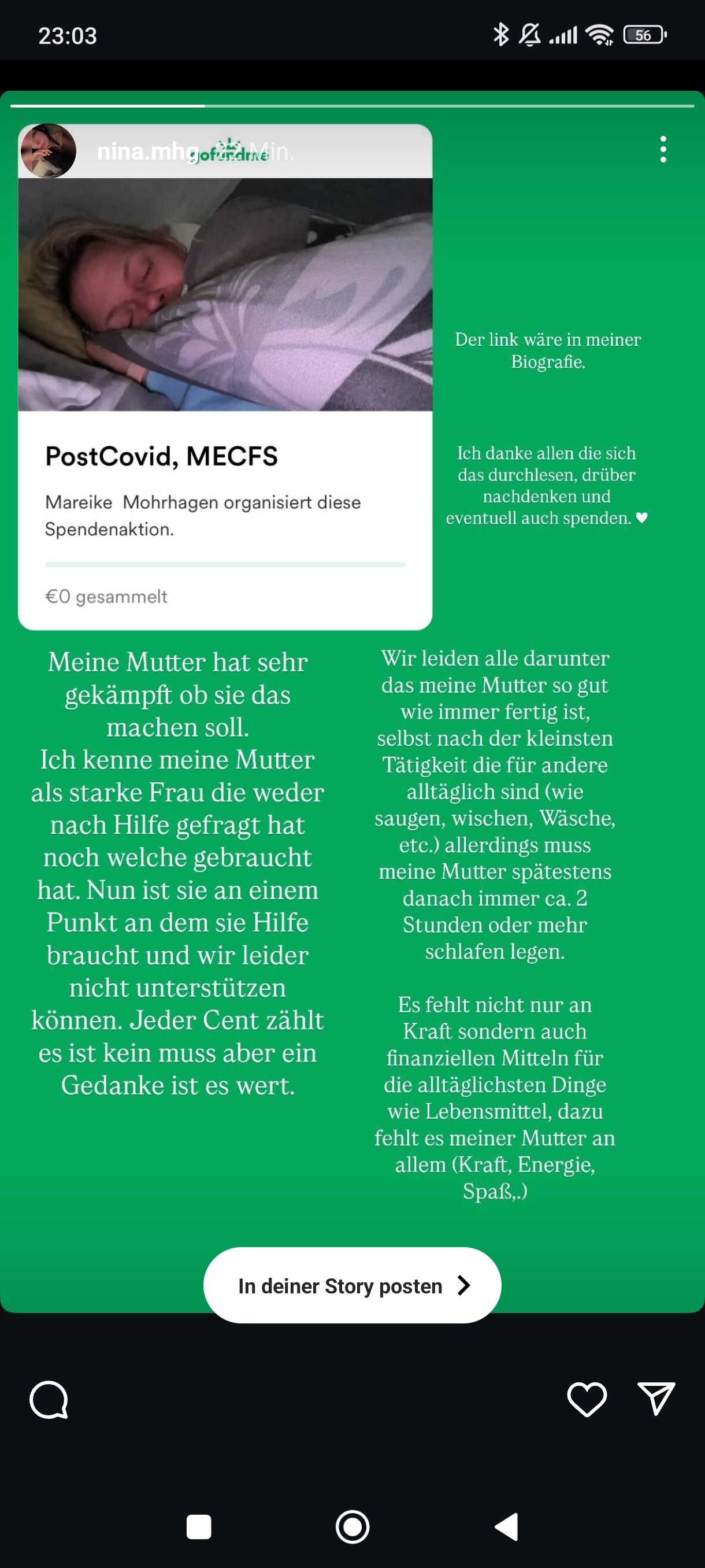 PostCovid, MECFS - Mein Versuch zurück ins Leben campaign photo, 4 of 7