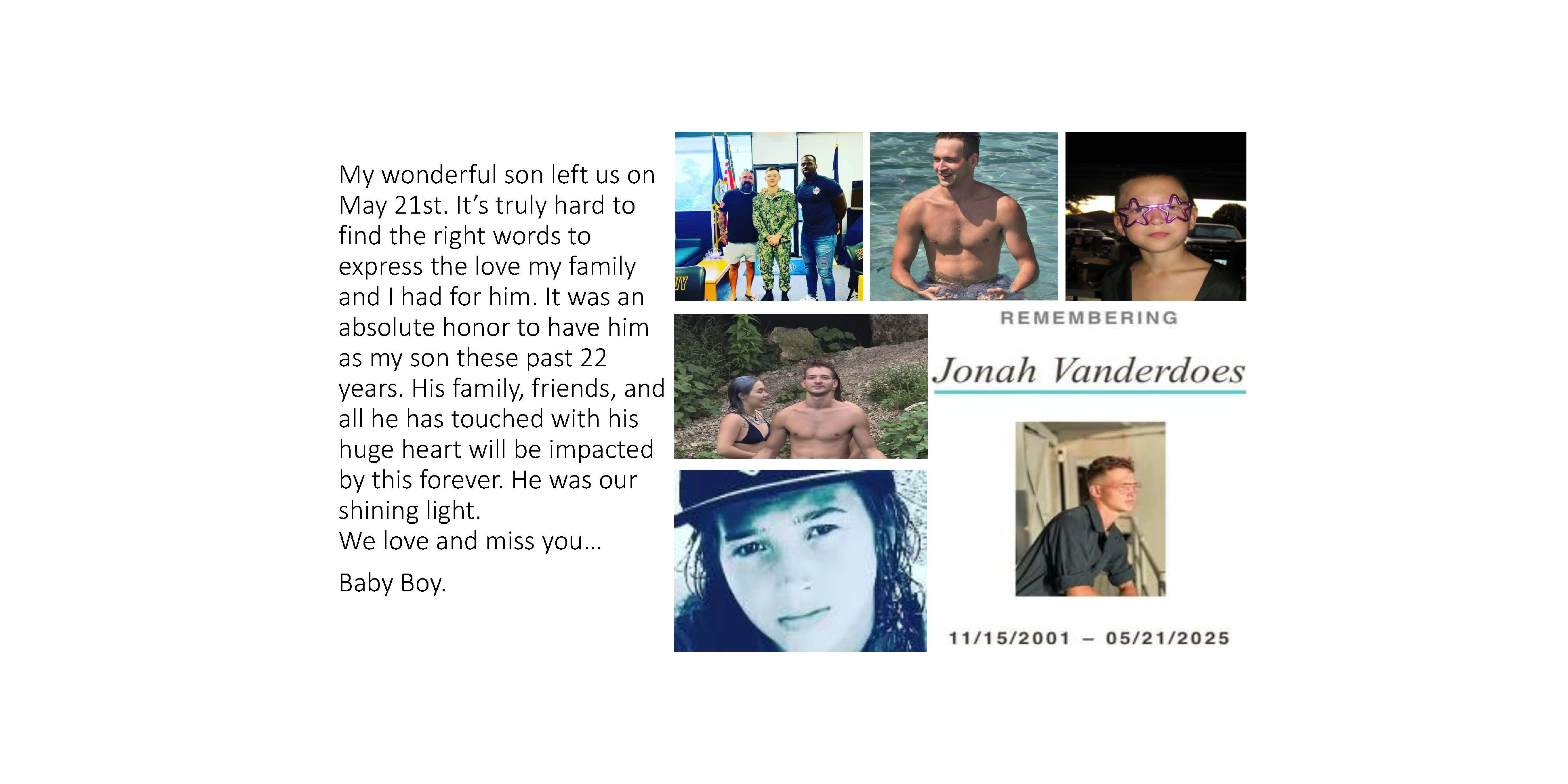 In Memory of Jonah: Support His Family campaign photo, 2 of 4