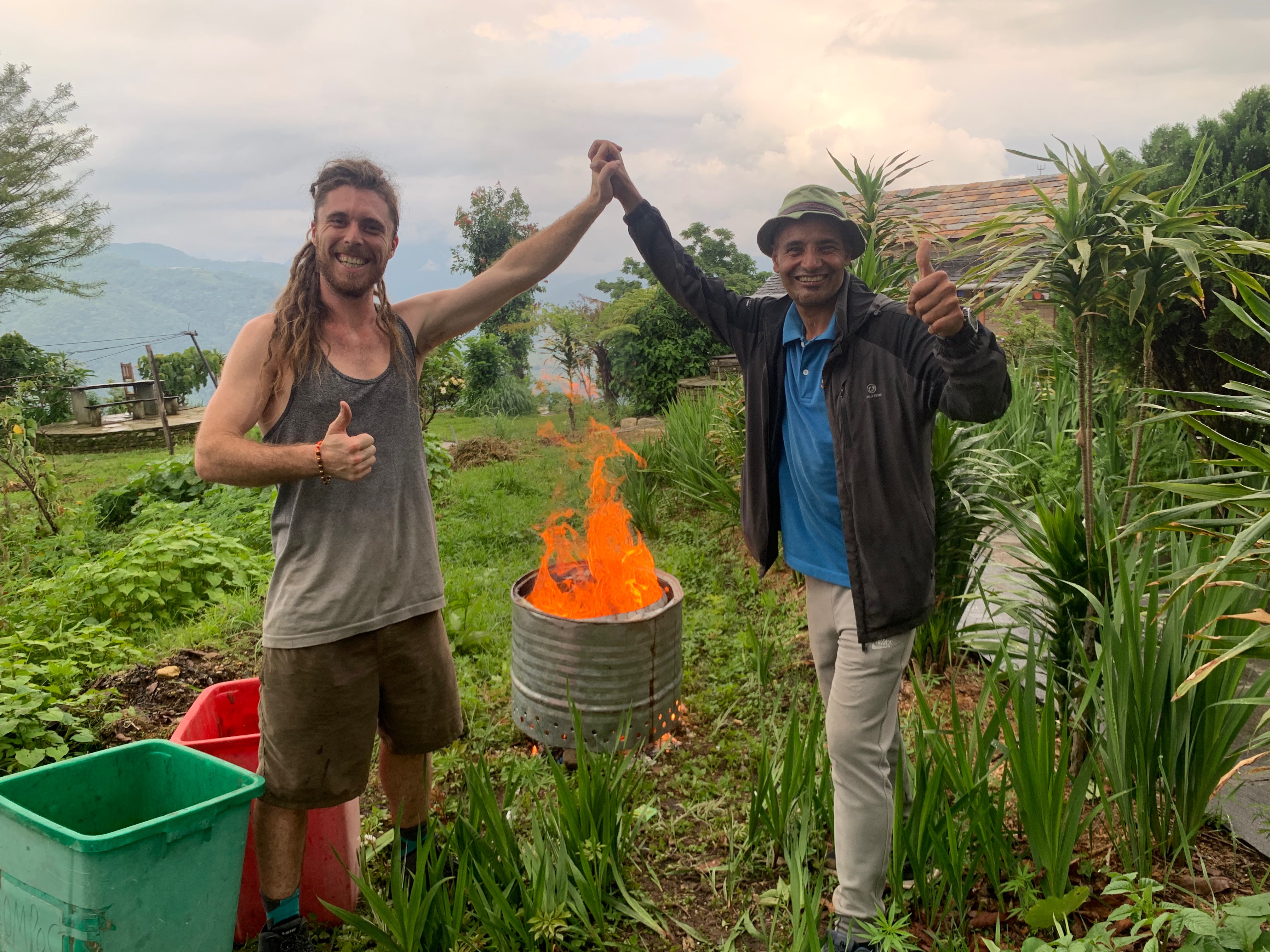 Plastic incinerators for rural Nepal. campaign photo, 4 of 6