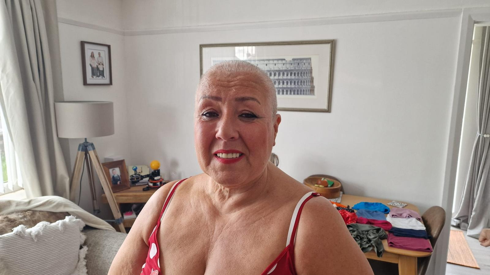 Debbie's brave the shave (for Maggie's) campaign photo, 2 of 4