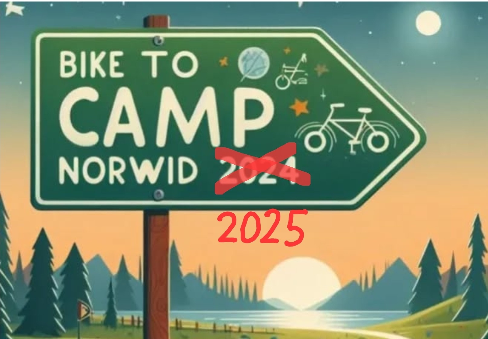 Bike to camp Norwid 2025 campaign photo, 2 of 3