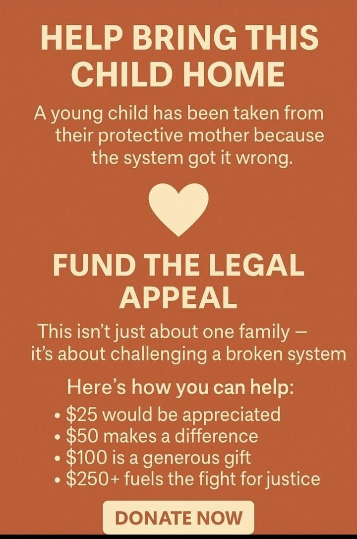 Help Bring This Child Home — Donate Legal Appeal for Justice campaign photo, 2 of 4