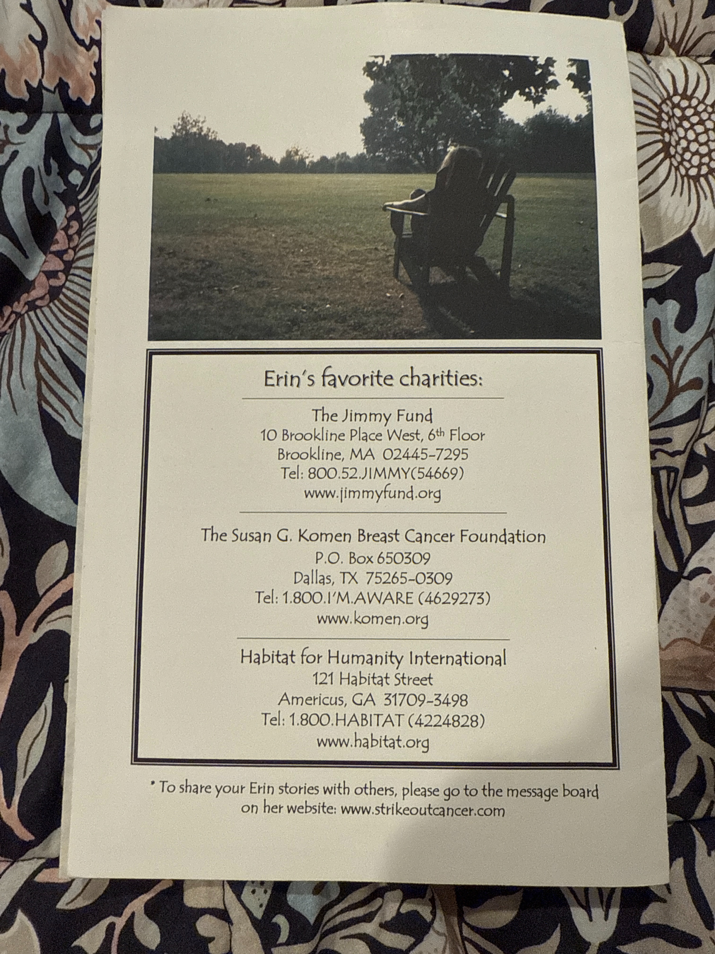 Celebrate Erin Hamilton's Life with a Memorial Marker campaign photo, 6 of 8