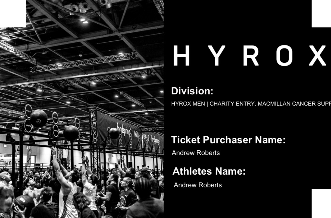 Hyrox Cancer Research campaign photo, 4 of 6