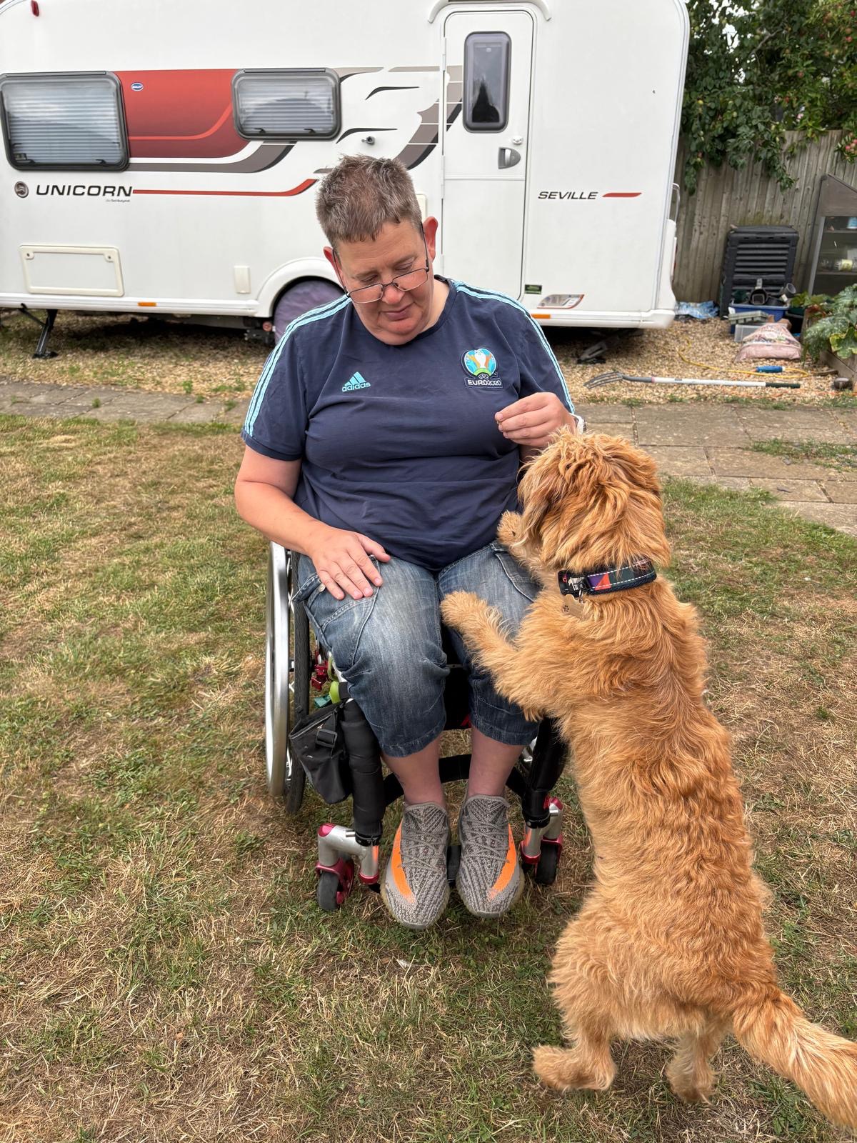 Donate to help Hayley buy a power add on for her wheelchair campaign photo, 2 of 6