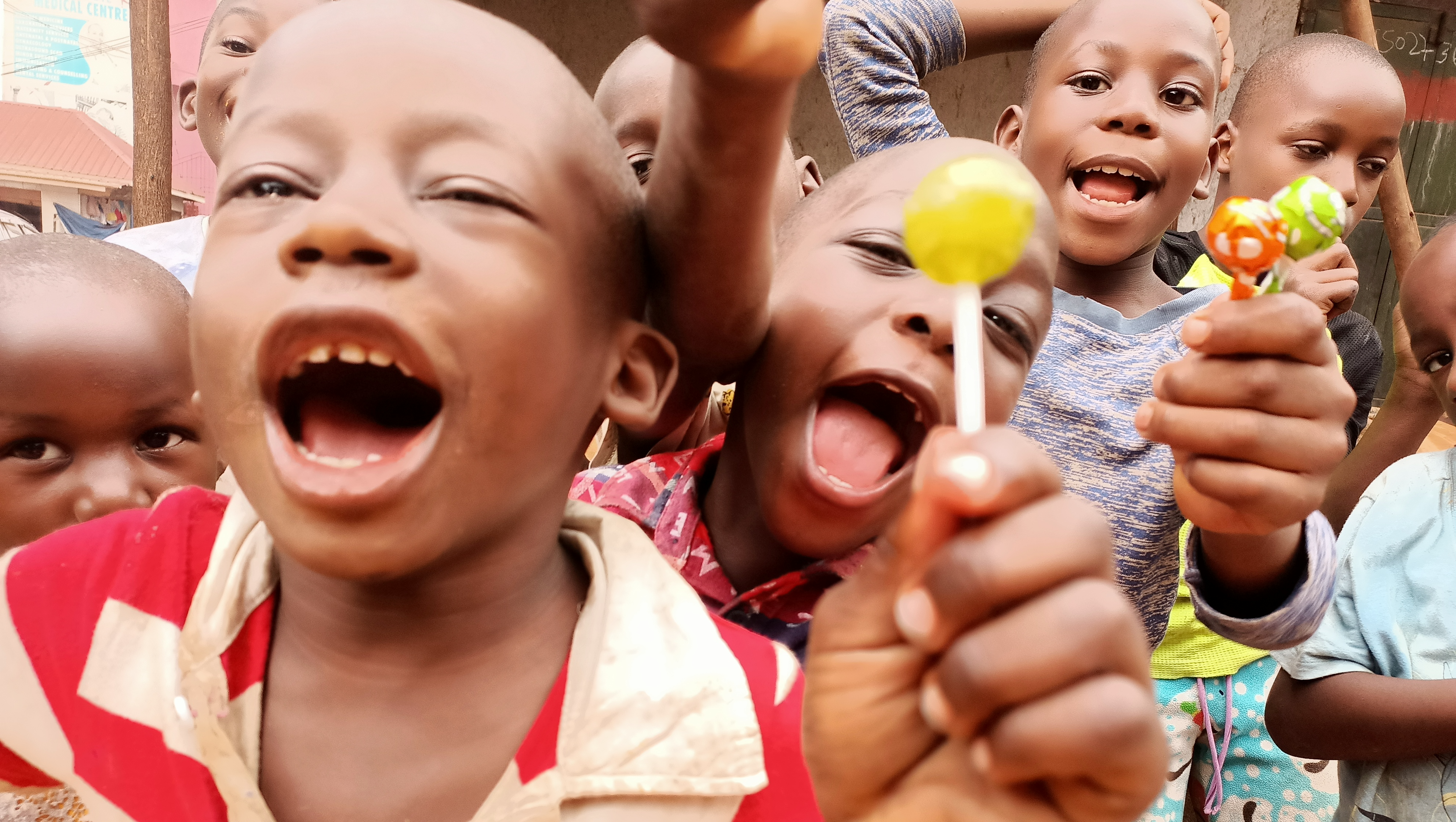 Aid for Hungry and Homeless Kids in Uganda pinned link photo