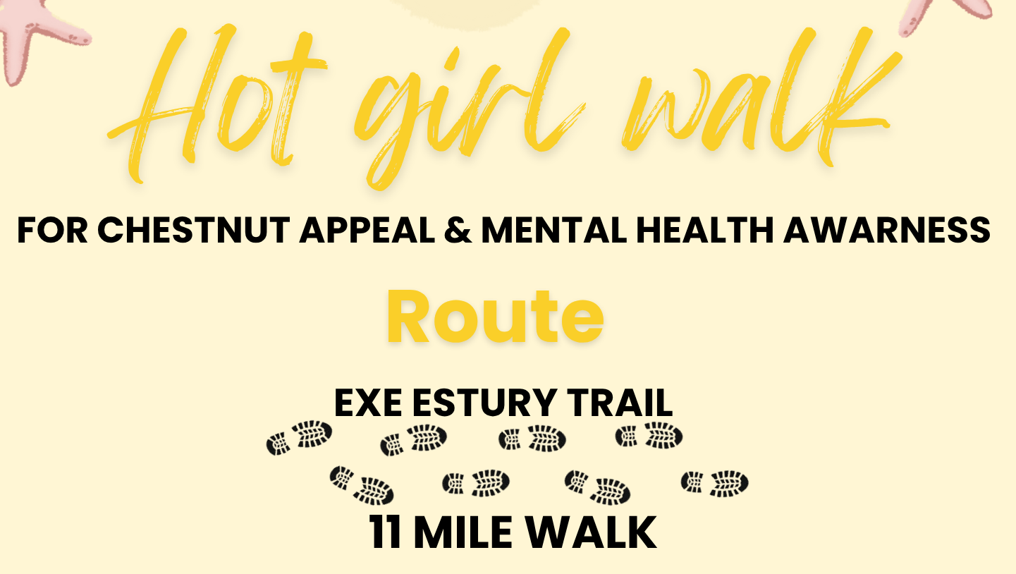 Hot girl walk for The chestnut appeal & MHA photo