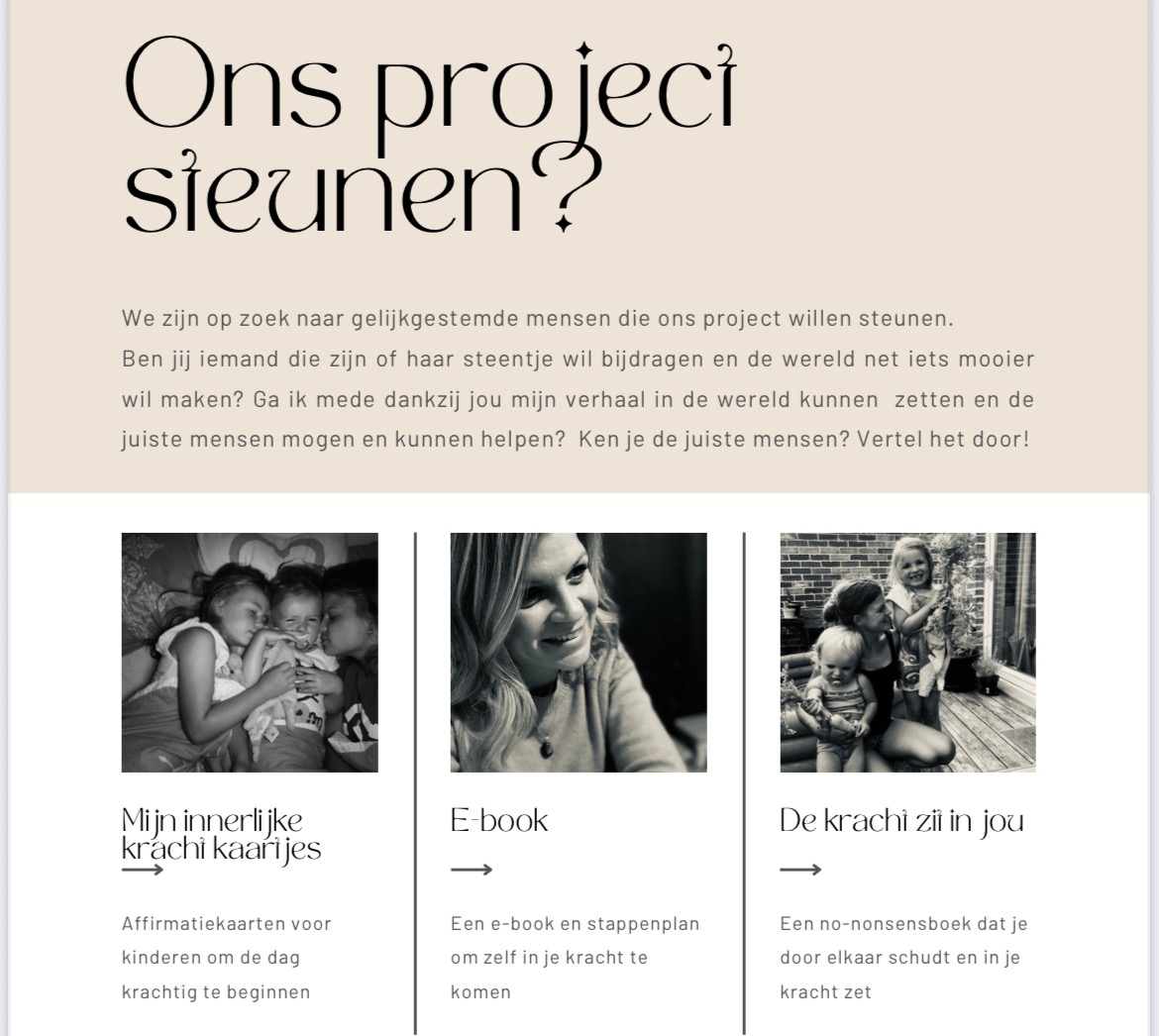 Van overleven naar leven - de kracht zit in jou!! campaign photo, 2 of 6